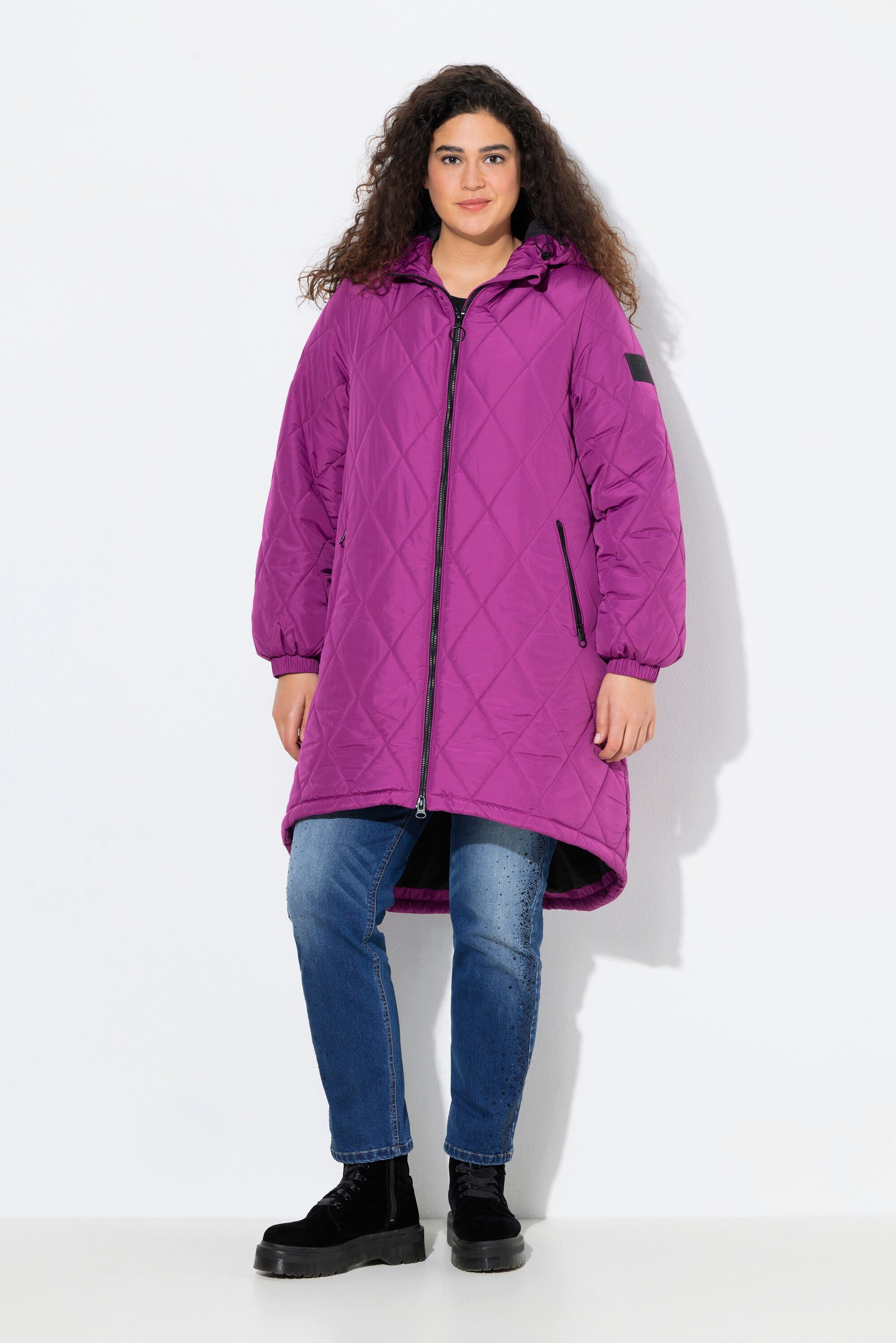 Ulla Popken Wintermantel HYPRAR Leichtstepp-Mantel wasserabweisend günstig online kaufen