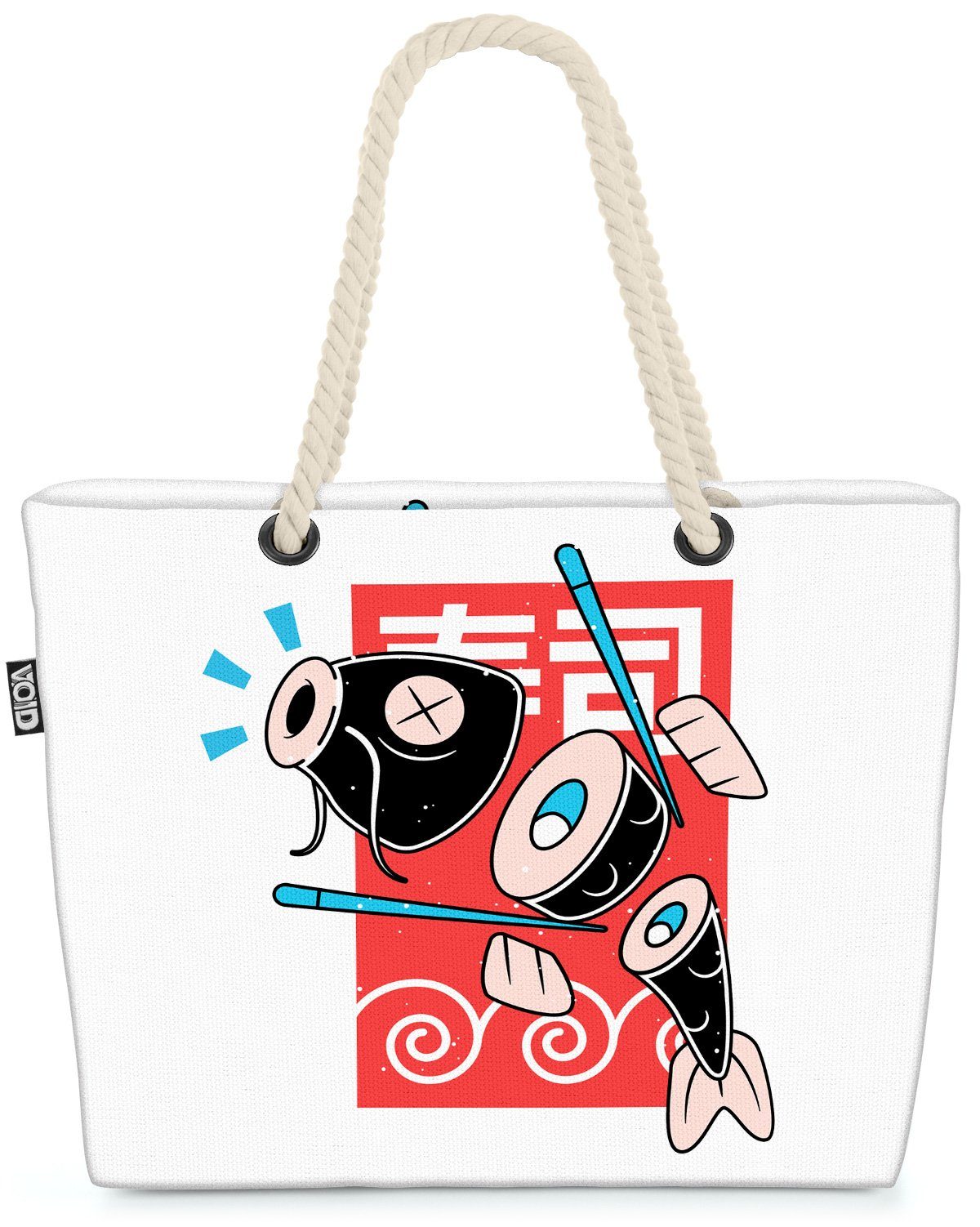 VOID Strandtasche (1-tlg), Fisch Asien Anime Grafik Manga Japan China Orientalisch Kultur Tier P