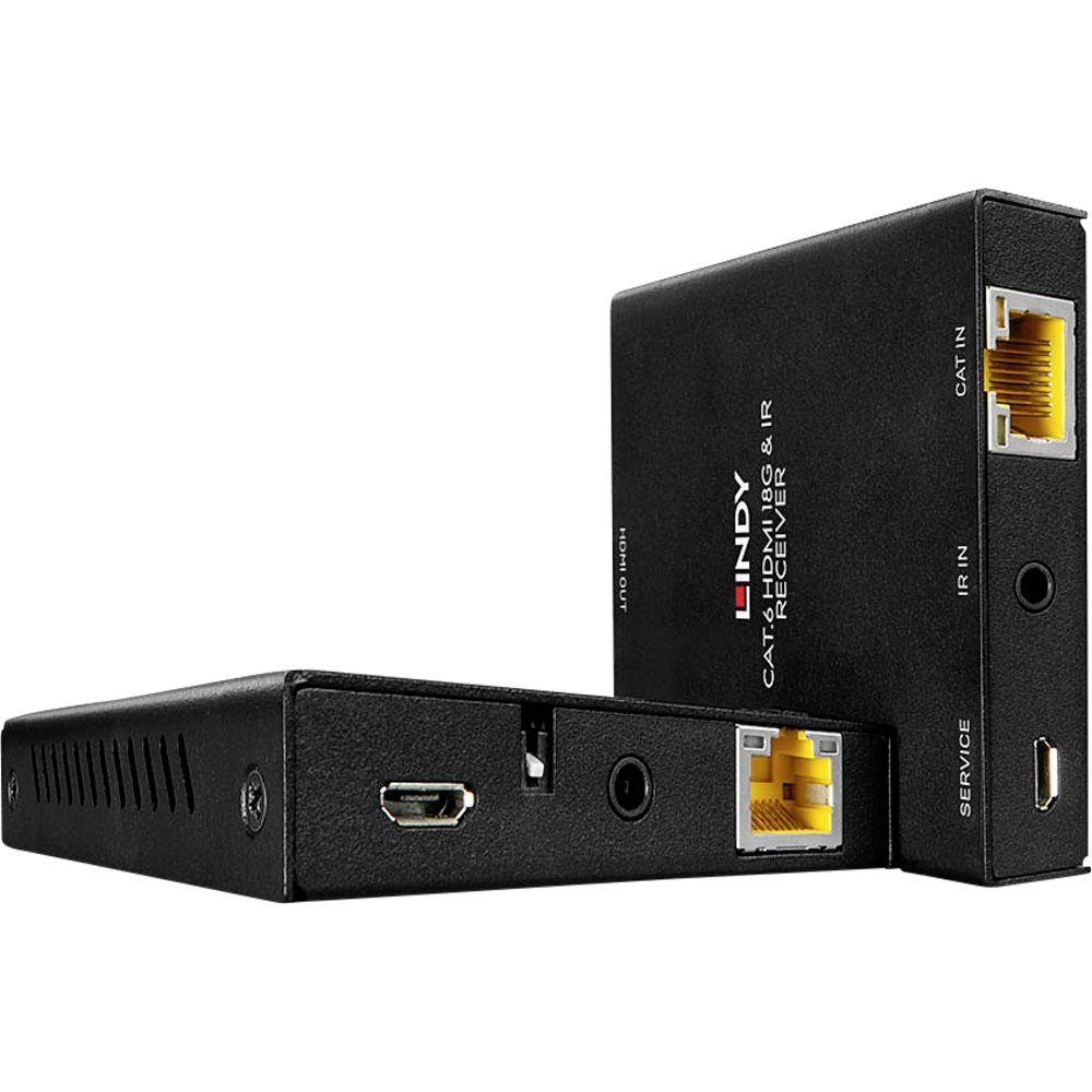 LINDY HDMI 18G & IR Extender HDMI® HDMI Extender über Netzwerkkabel RJ Computer-Kabel