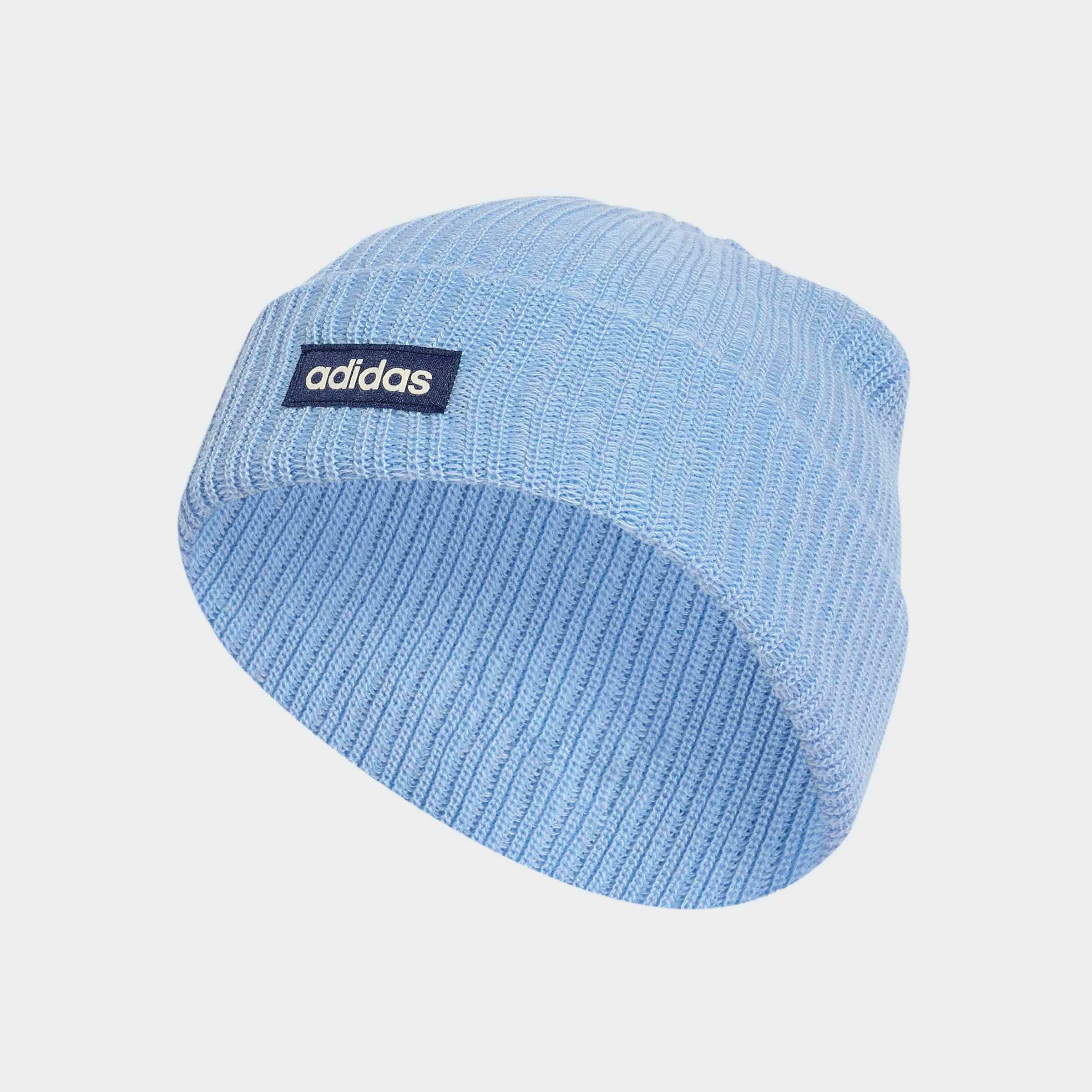 adidas Sportswear Beanie LINEAR, UMSCHLAG mit umgeschlagenem Bündchen, schlichtes Design, zeitlose Silhouette