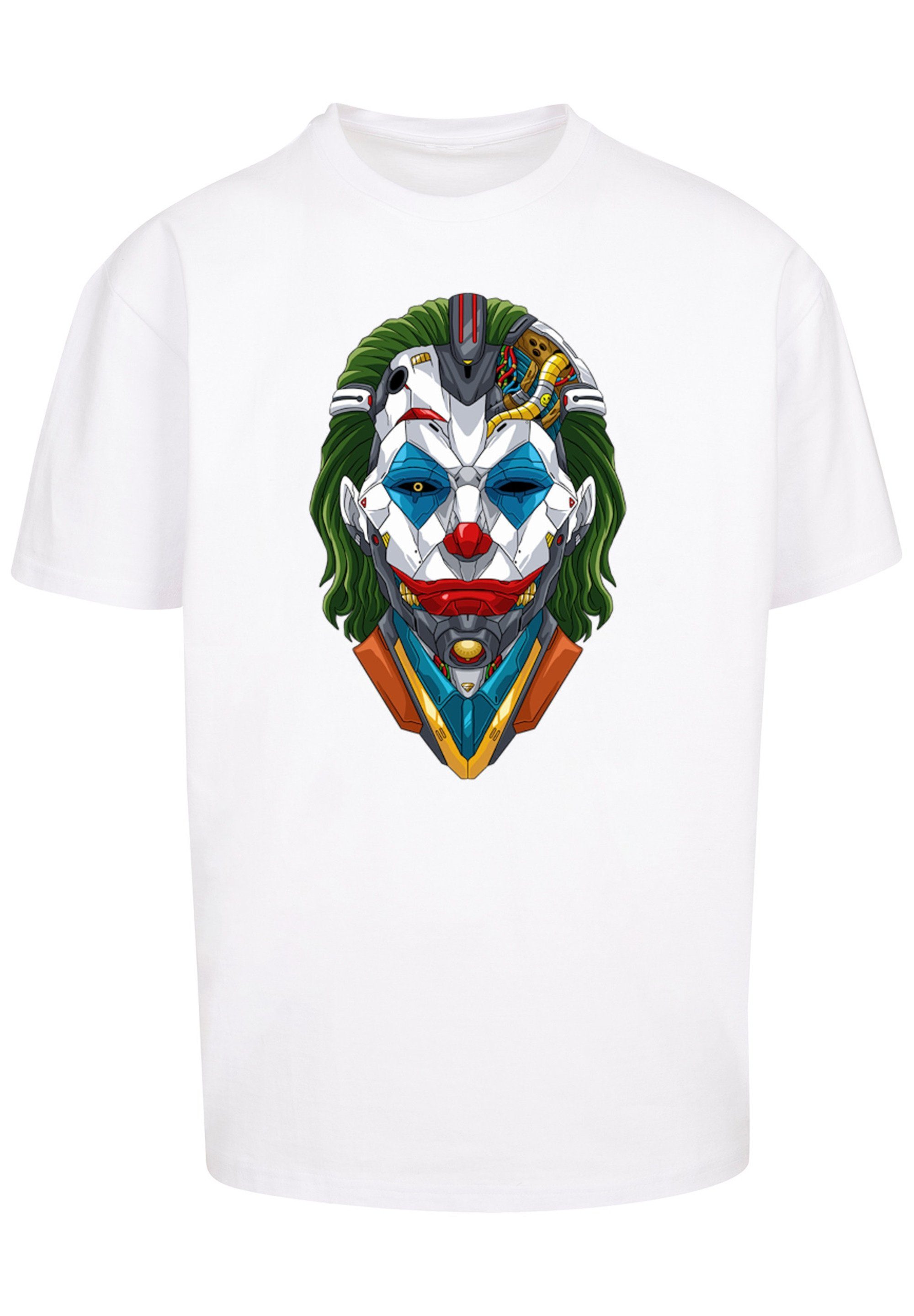 STYLES Print weiß T-Shirt CYBERPUNK F4NT4STIC Joker Cyberpunk