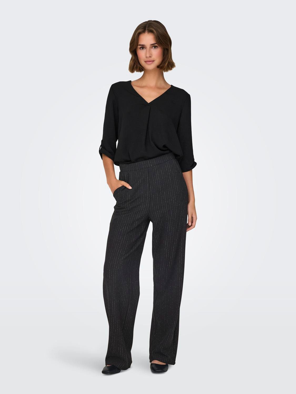 JACQUELINE de YONG Stoffhose Elastische Taille günstig online kaufen