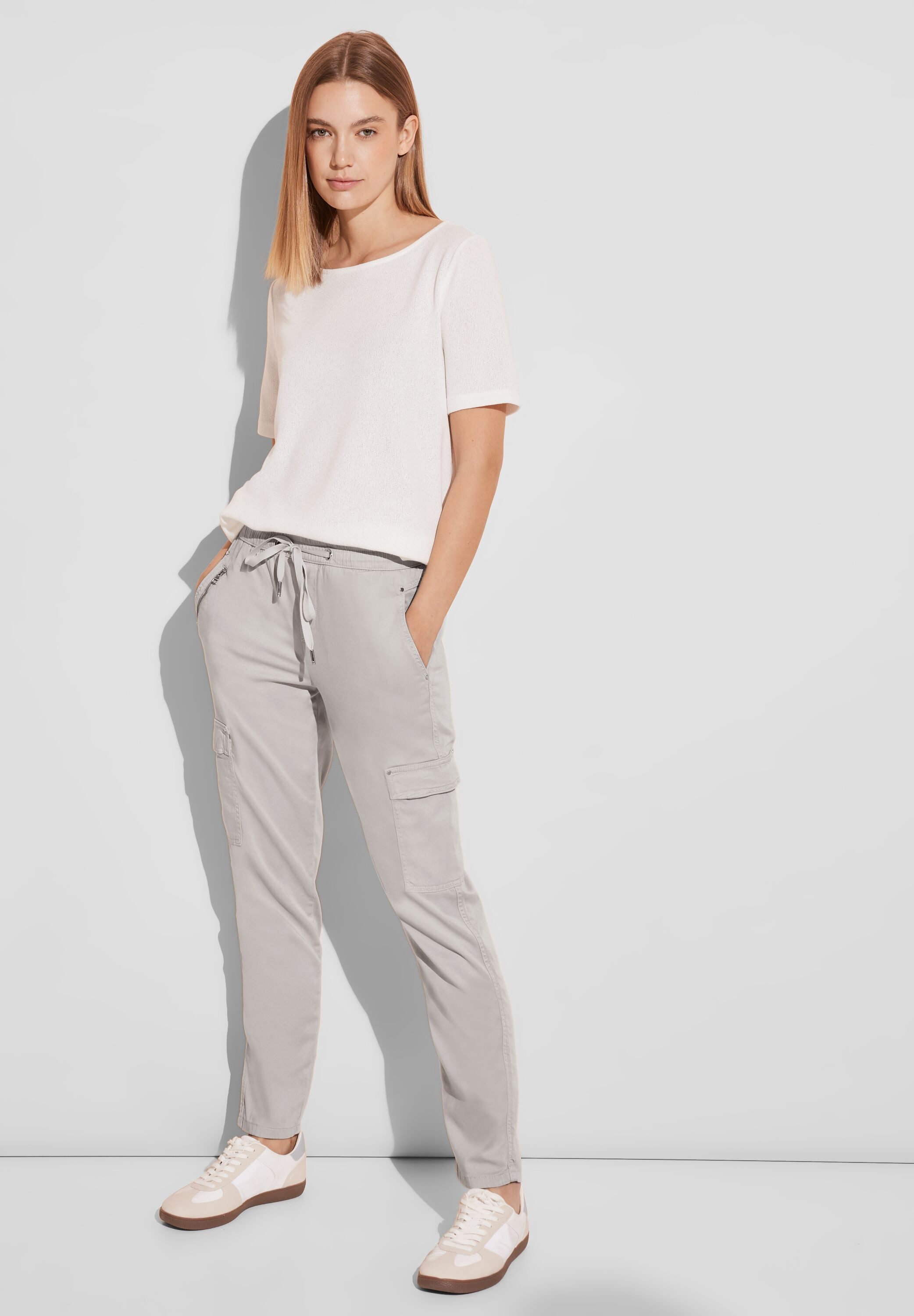 STREET ONE Cargohose Middle Waist