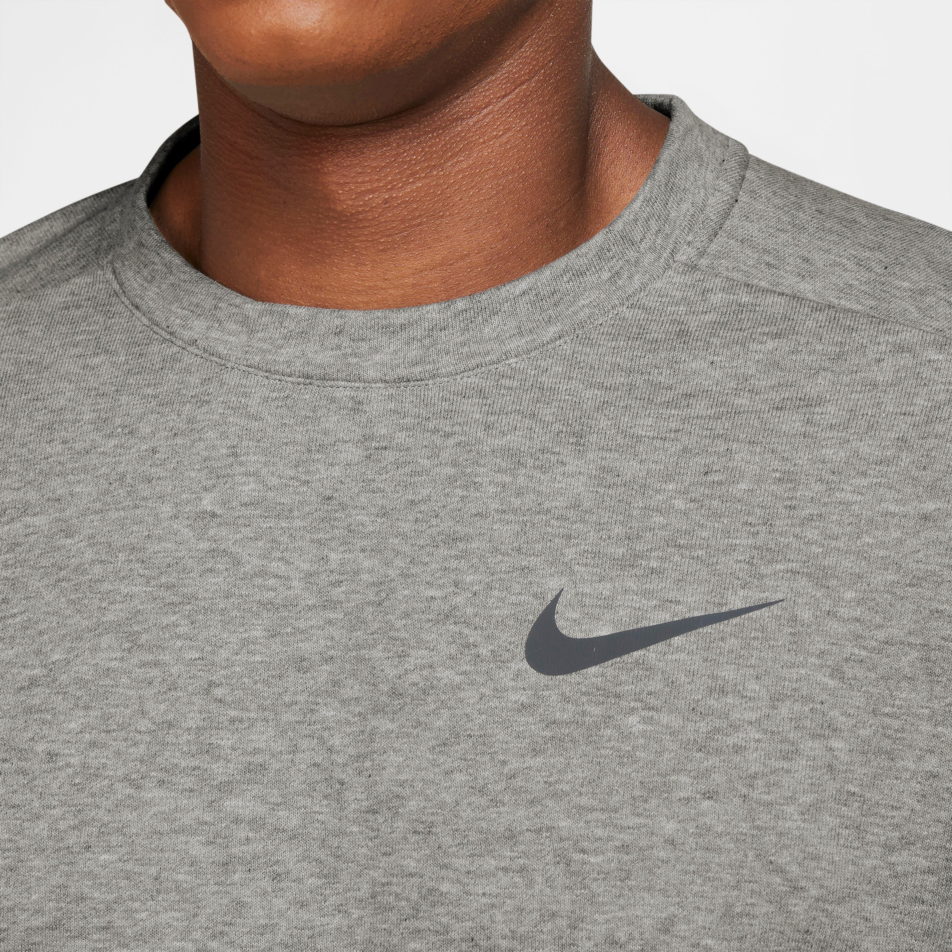 Men's Crew Dri-FIT hellgrau-meliert Trainingsshirt Training Nike