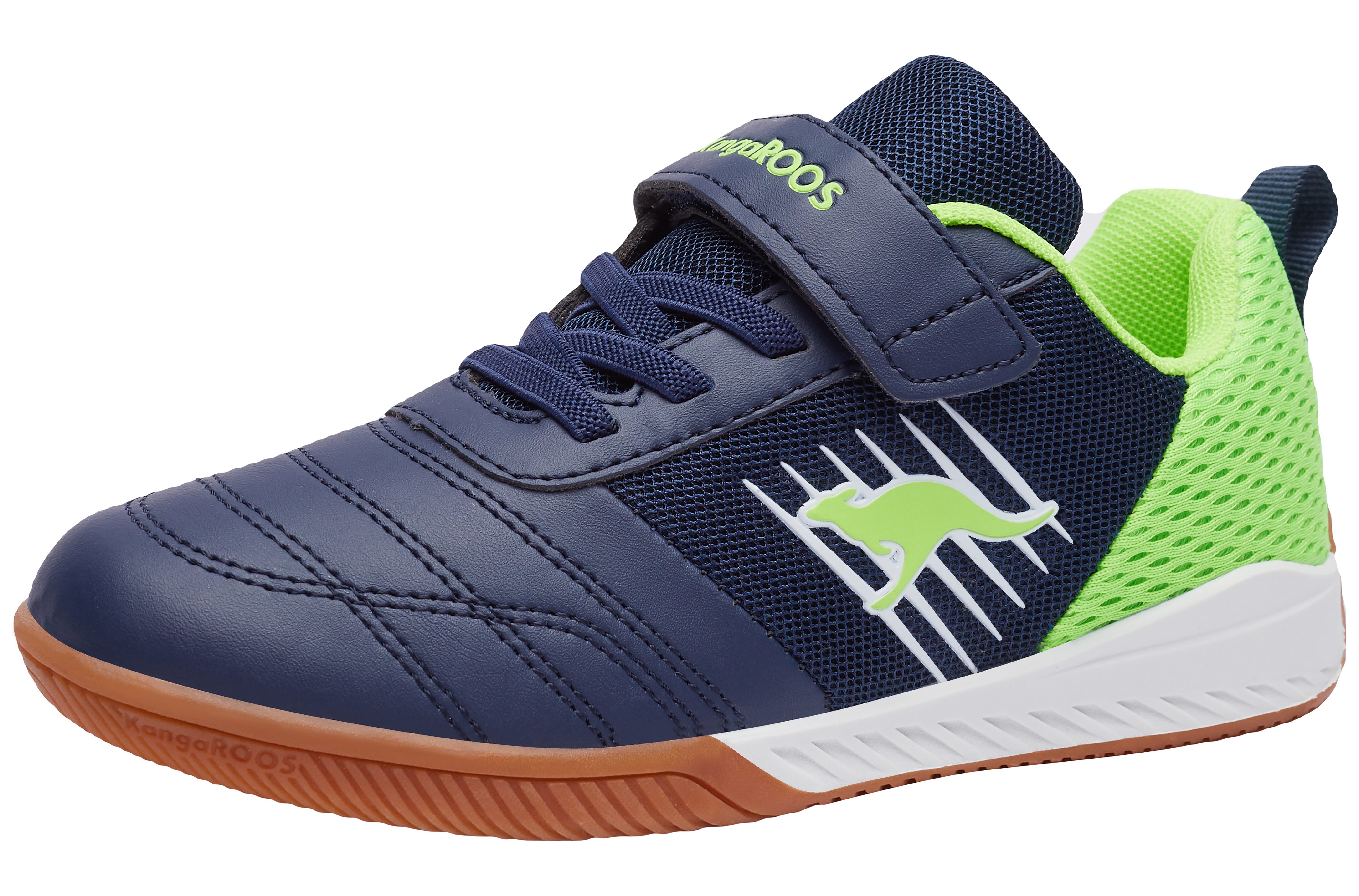 KangaROOS K5-SUPER COURT EV Hallenschuh Indoor Sportschuhe für Kinder und Jugendliche, mit Klettverschluss