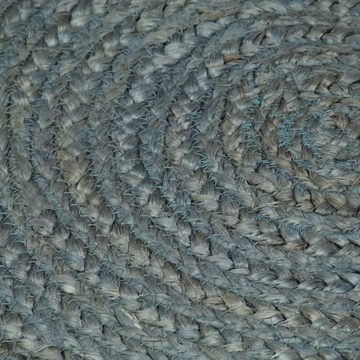 Teppich Handgefertigt Jute Rund 240 cm Olivgrün, furnicato, Runde