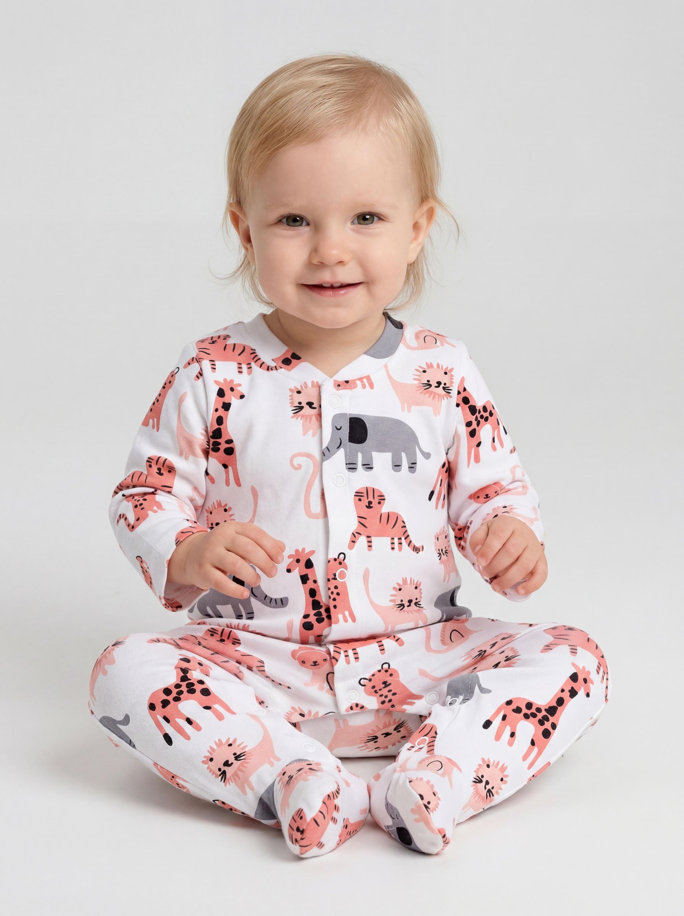TupTam Schlafoverall TupTam Baby Mädchen Schlafstrampler mit Fuß 3er Pack