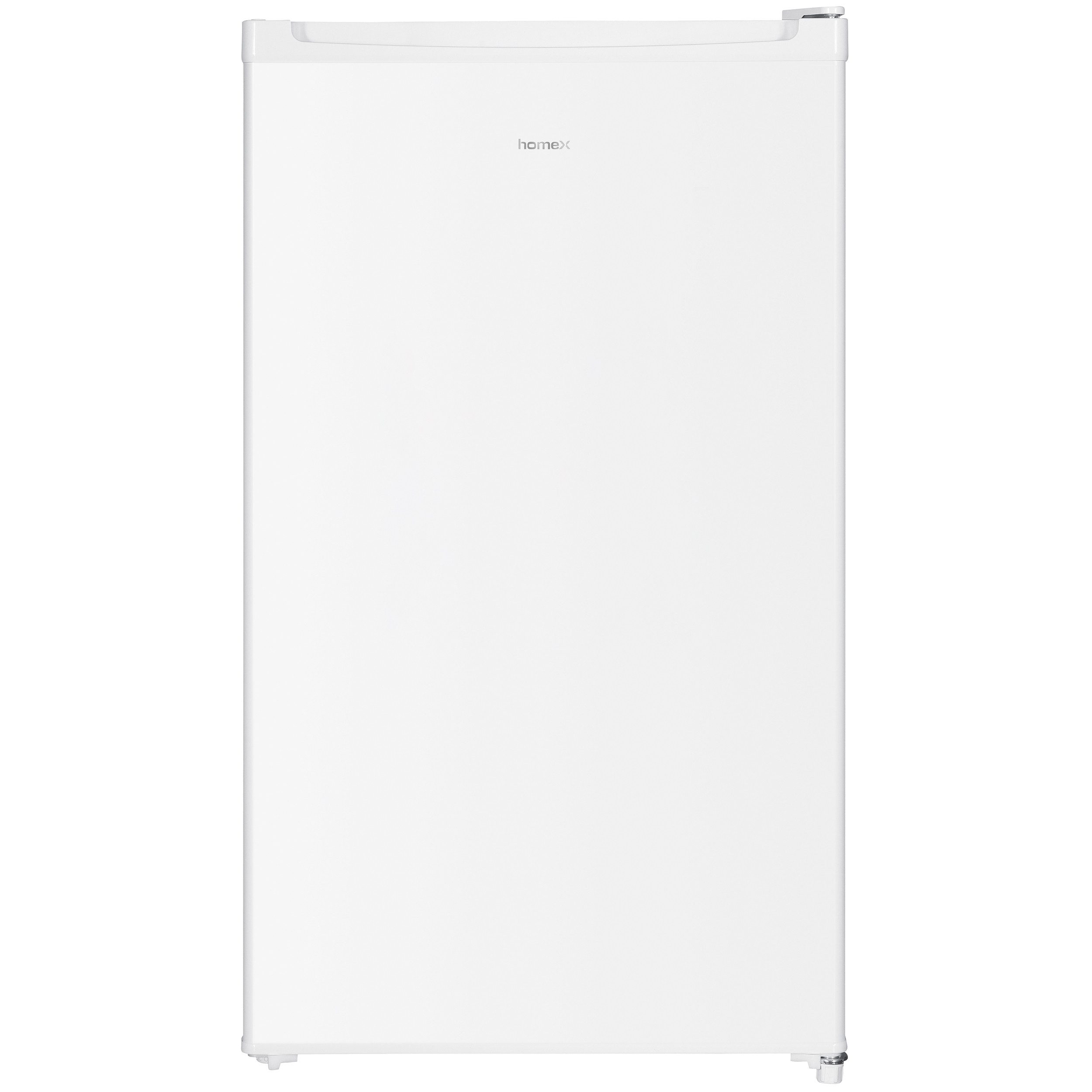homeX Kühlschrank CS0881-W, 85 cm hoch, 47.5 cm breit, 90 Liter, Vollraumkühlschrank ohne Gefrierfach, klein, freistehend