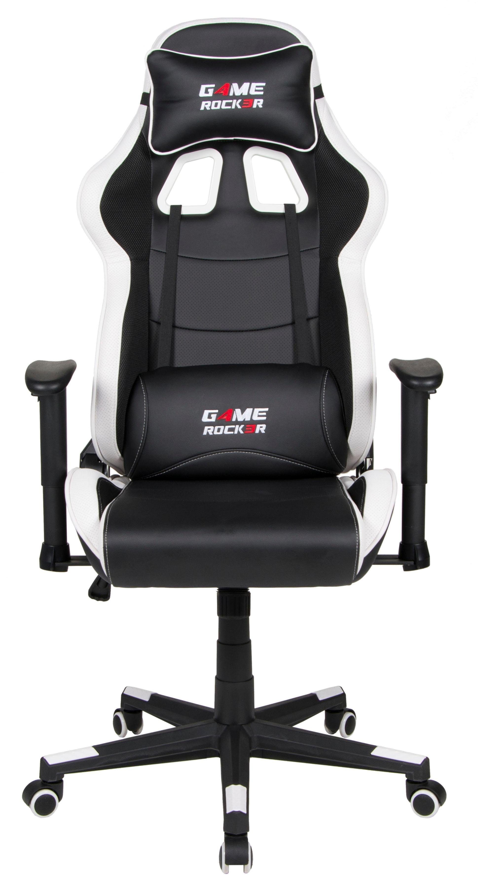 Duo Collection | schwarz/weiß G-10 Gaming-Stuhl schwarz/weiß Game-Rocker