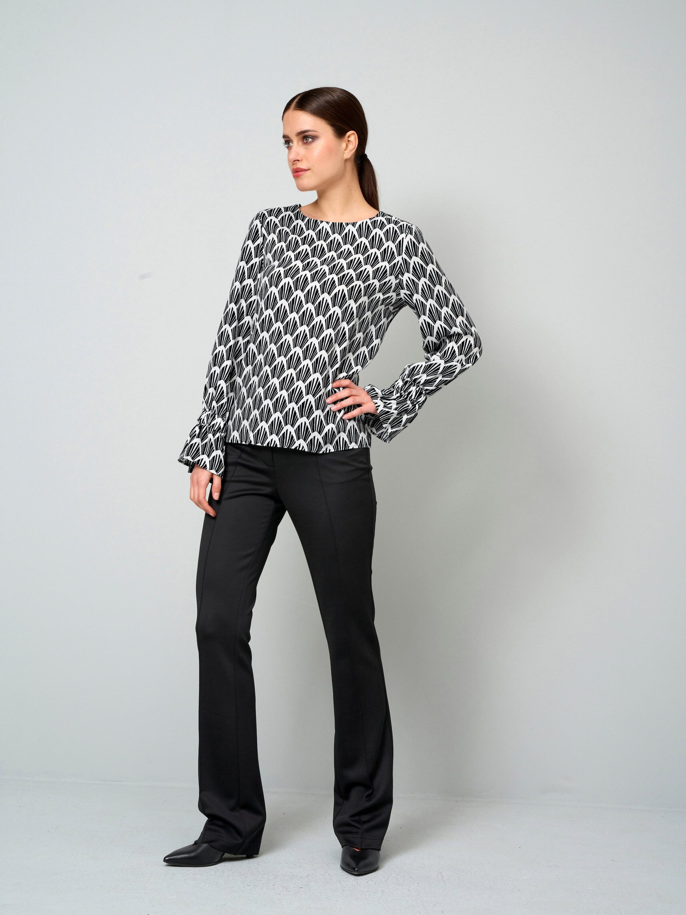 Alba Moda Schlupfbluse Bluse in Alloverprint