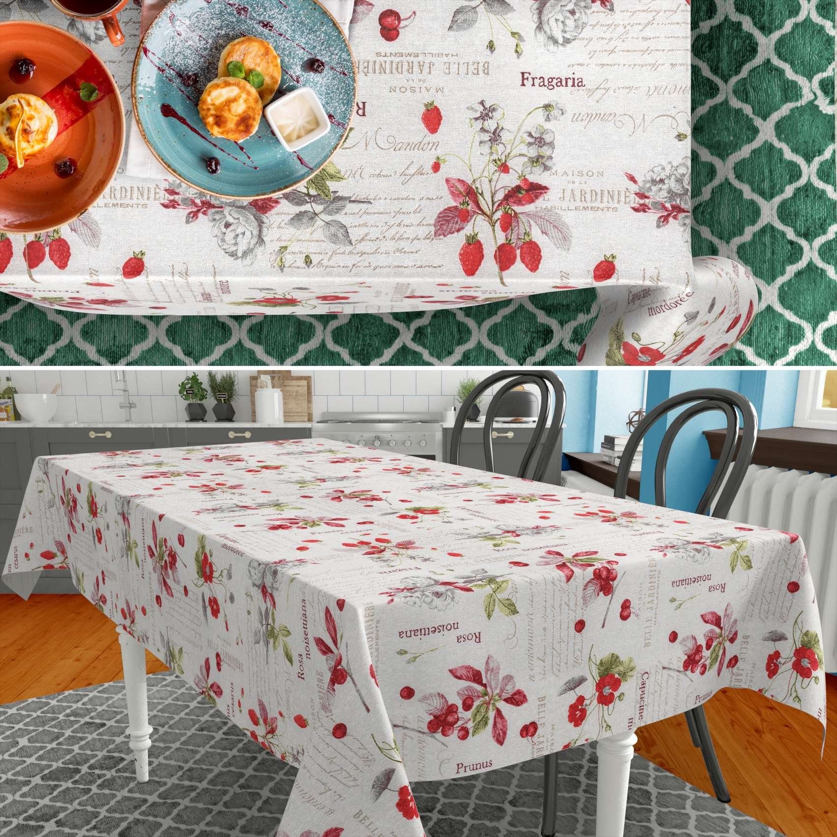 ANRO Tischdecke mit Blumen Botanik aus günstig online kaufen