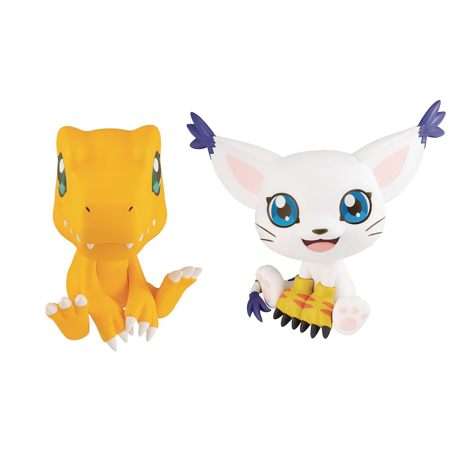MegaHouse Sammelfigur Digimon Adventure Look Up Tailmon & Agumon 11 cm PVC Statuen