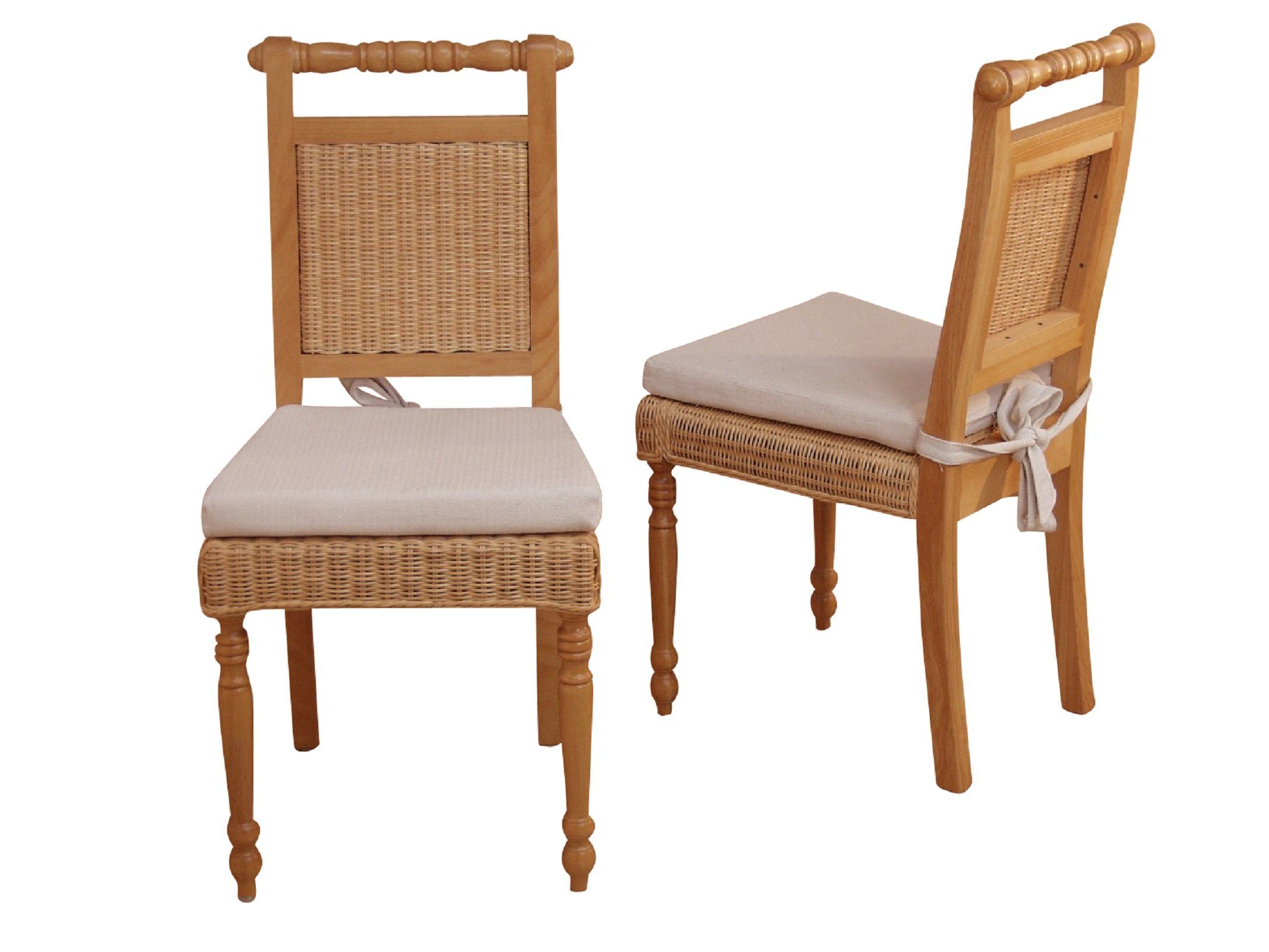 moebel-direkt-online Rattanstuhl Tine (2 St), 2er-Set (2 Stück) günstig online kaufen