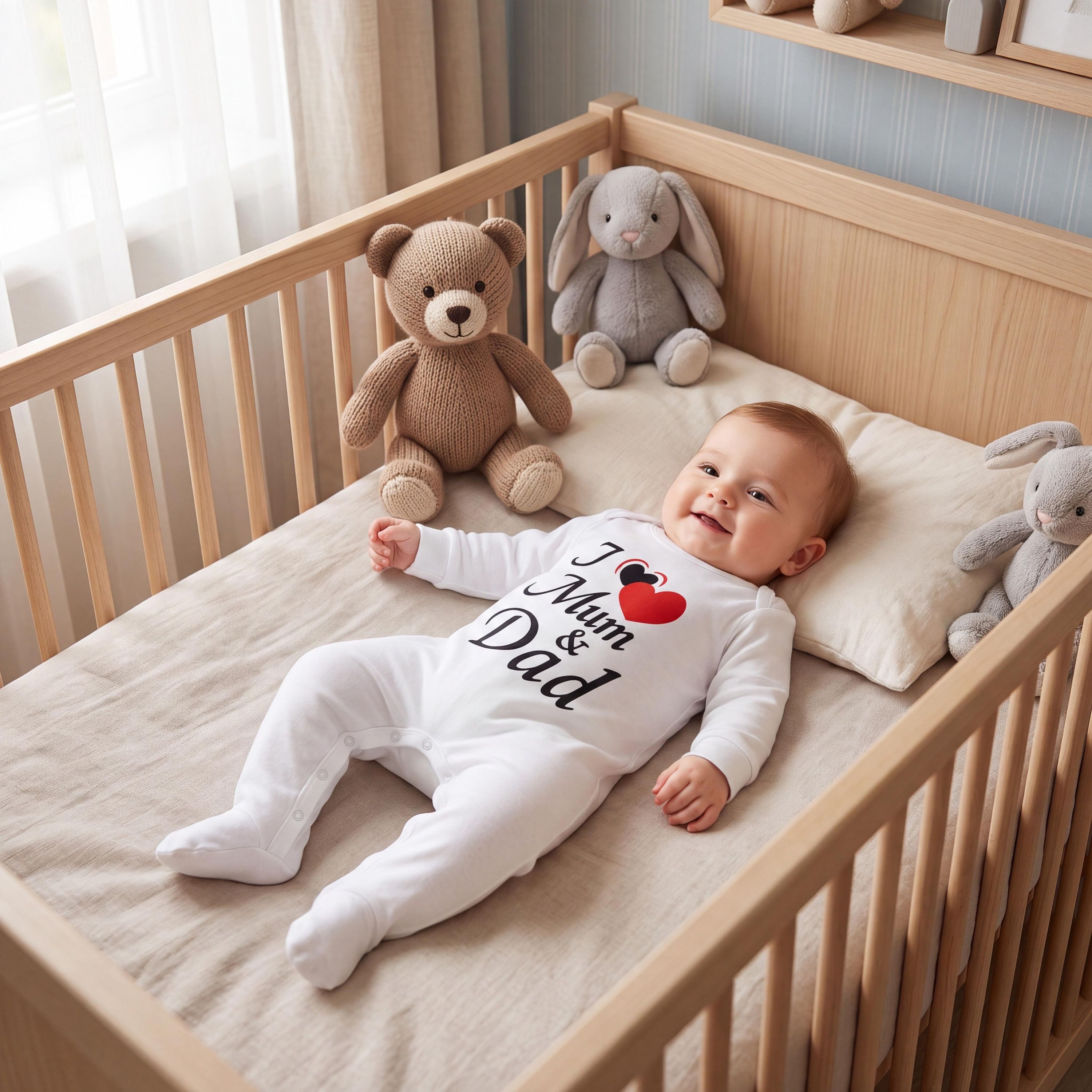 TupTam Strampler TupTam Unisex Baby Strampler Set Spruch Mamas & Papas Schatz – Bild 4 von 5