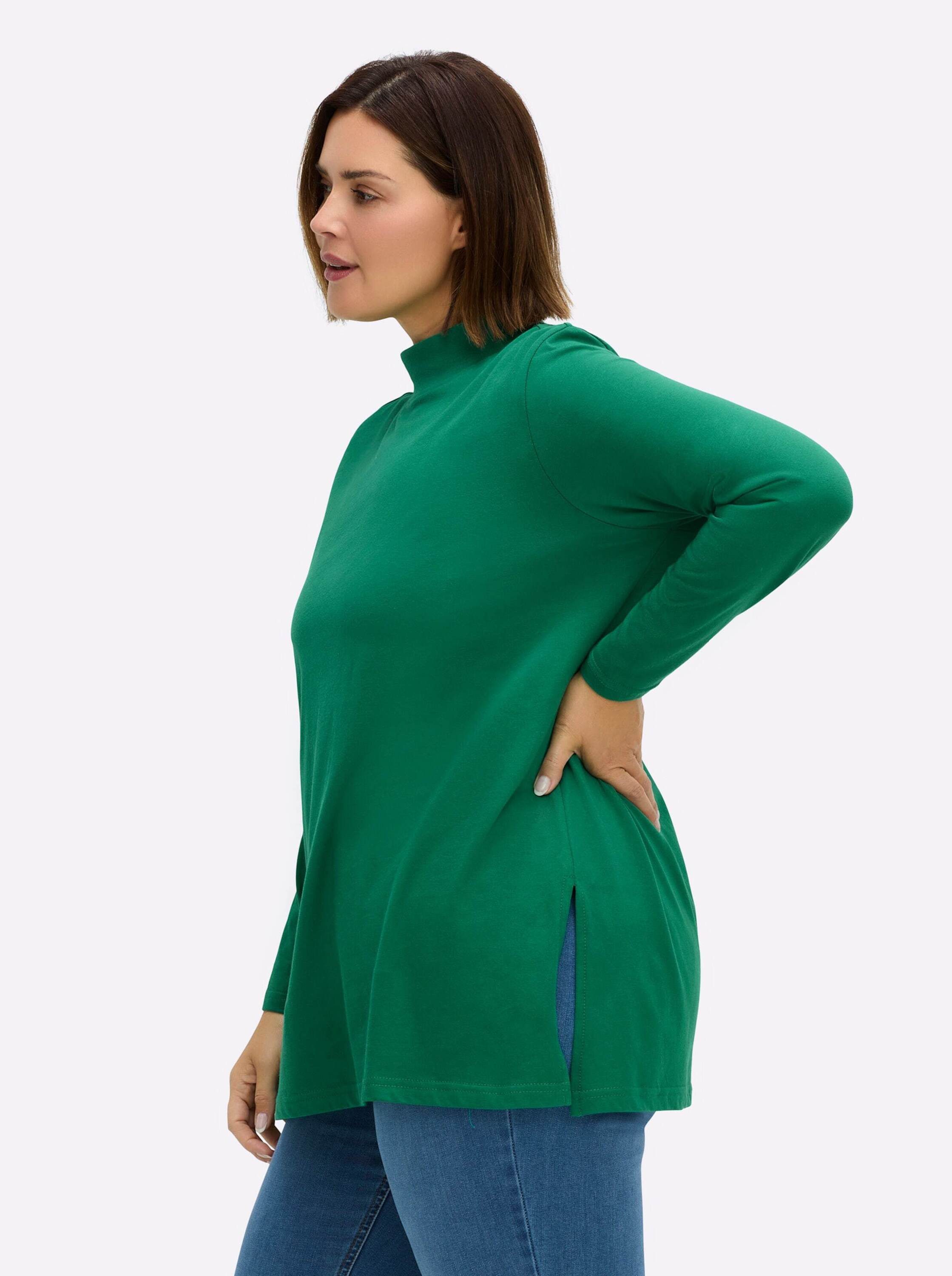 Sieh an! T-Shirt Longshirt Langarm