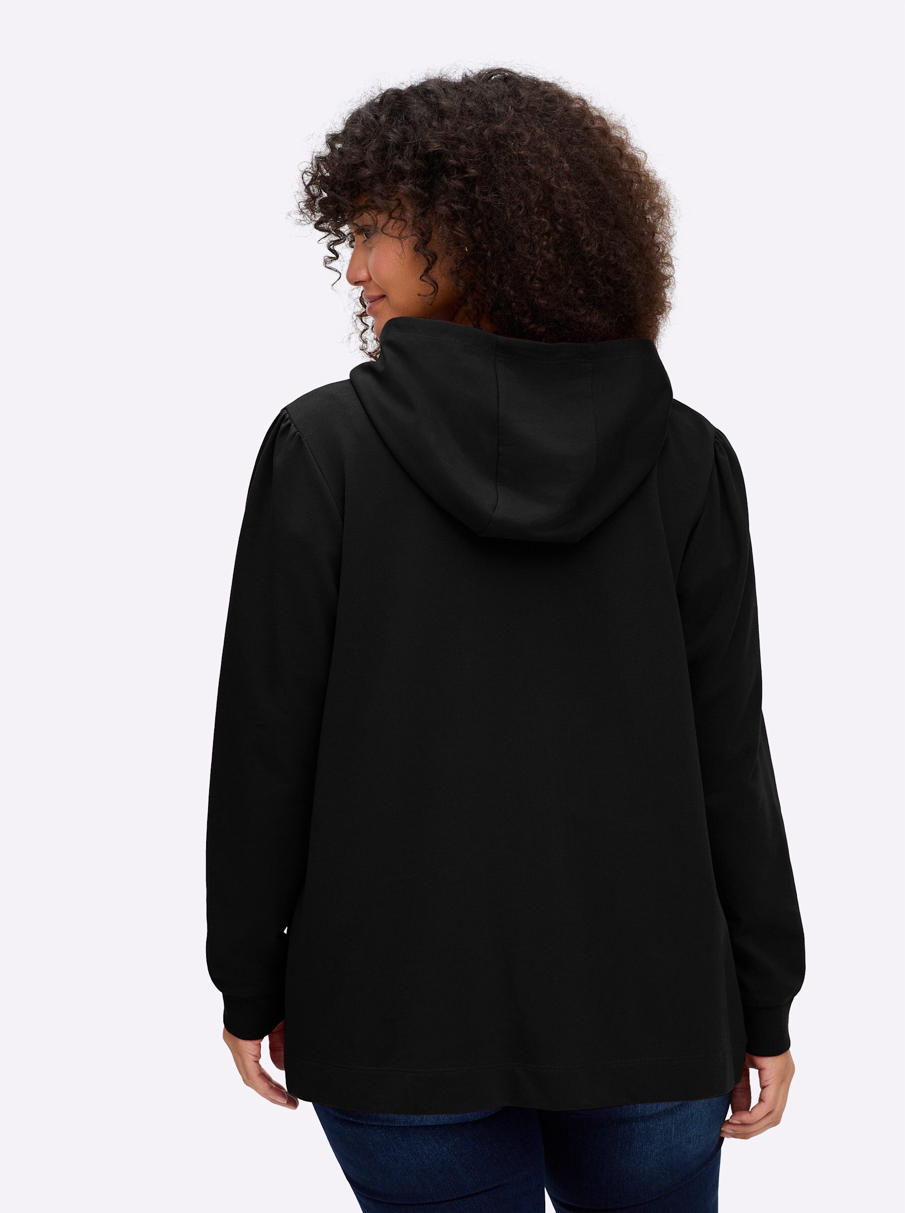 Sheego Shirtjacke Sweatjacke . günstig online kaufen