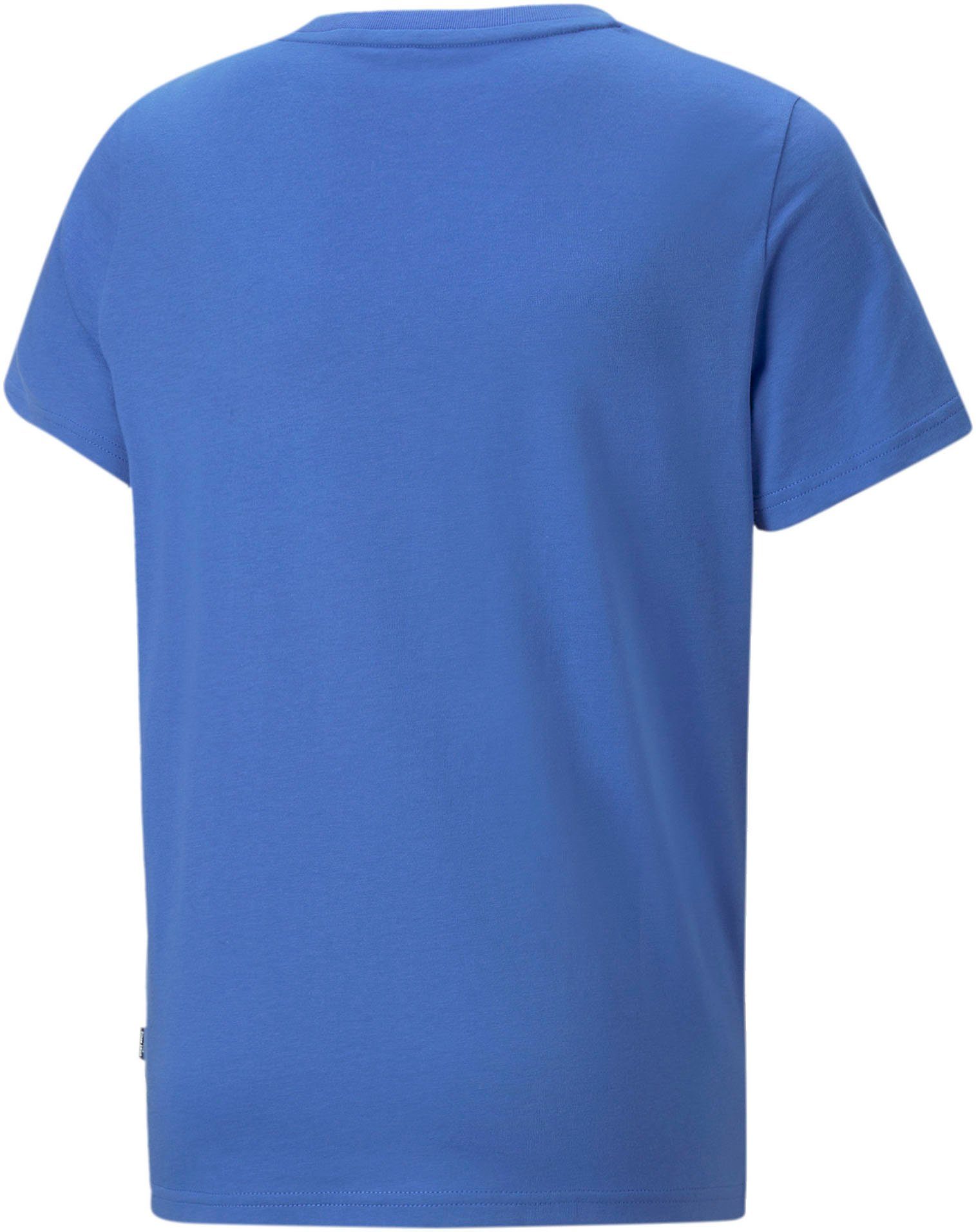 Kinder TEE- BLOCK schwarz-blau PUMA für ESS Kurzarmshirt