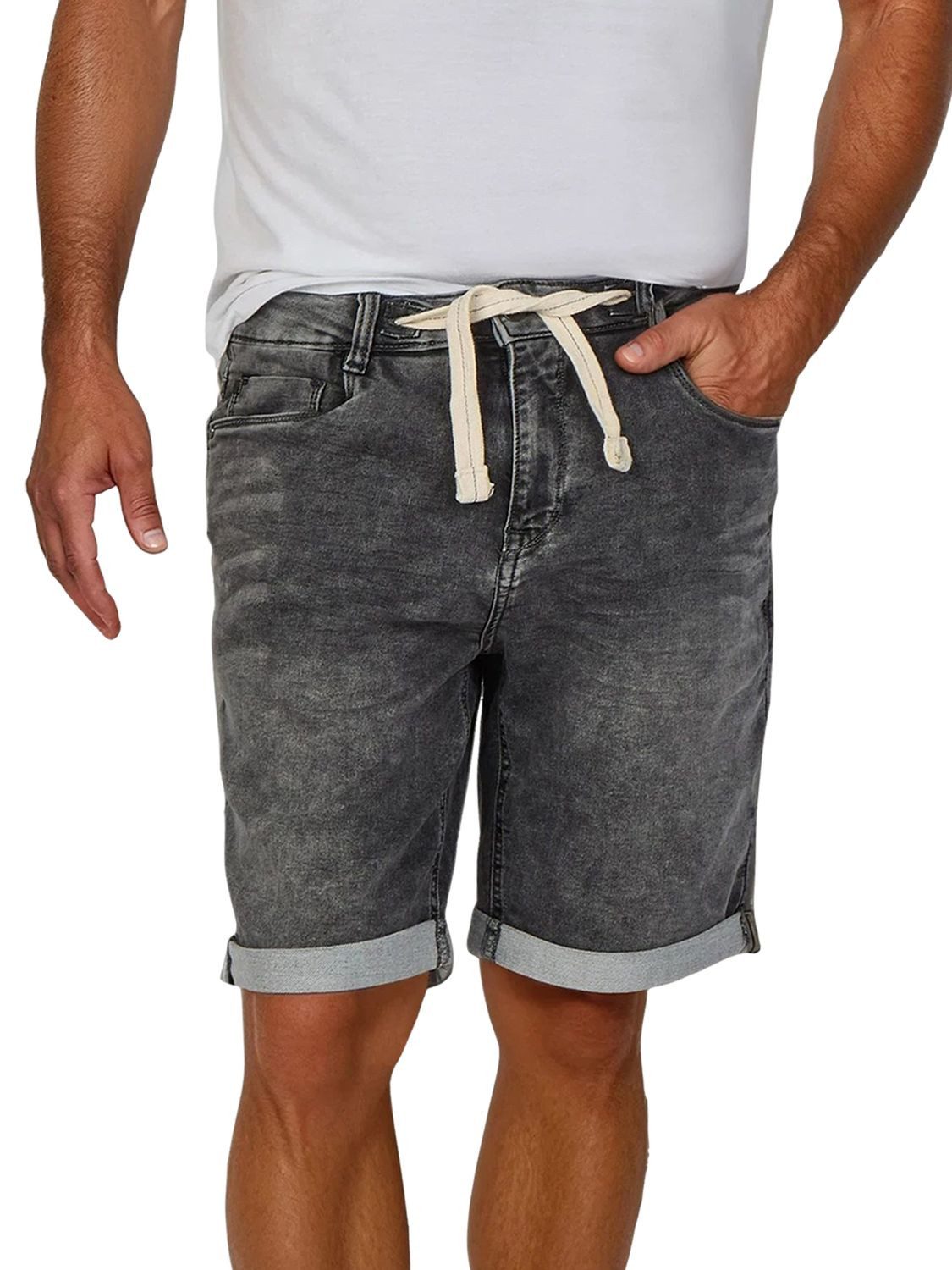 riverso Jeansshorts Herren Shorts RIVPaul Regular Fit Bermudashorts mit Stretch