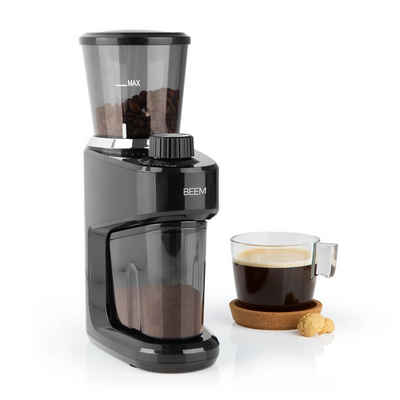 BEEM Kaffeemühle GRIND-INTENSE Elektrische Kaffeemühle - Kegelmahlwerk - 160 g