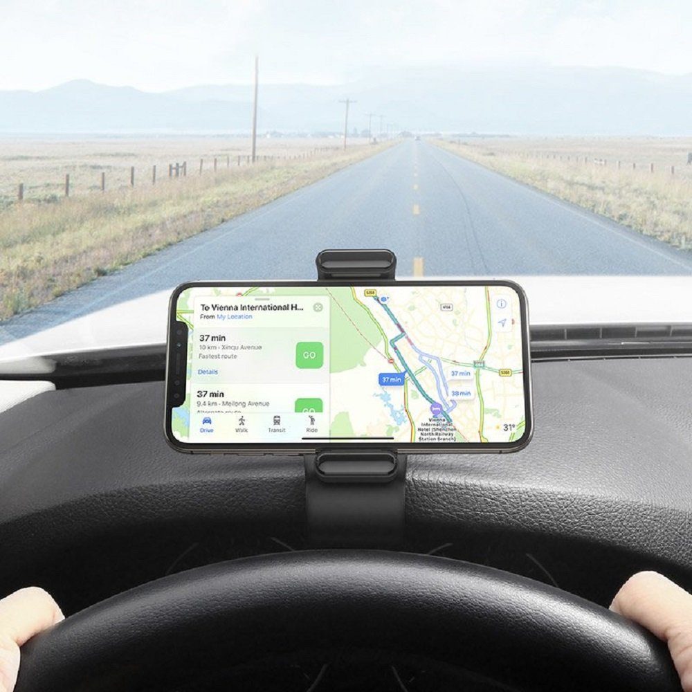 UGREEN Smartphone-Halterung Auto-Halterung KFZ Handy Halter 360-Grad-Drehung für Armaturenbrett
