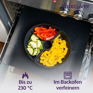 Mixcover Küchenmaschinen-Adapter mixcover Garraumteiler (HALB) für Bosch Cookit Dampfgarraum