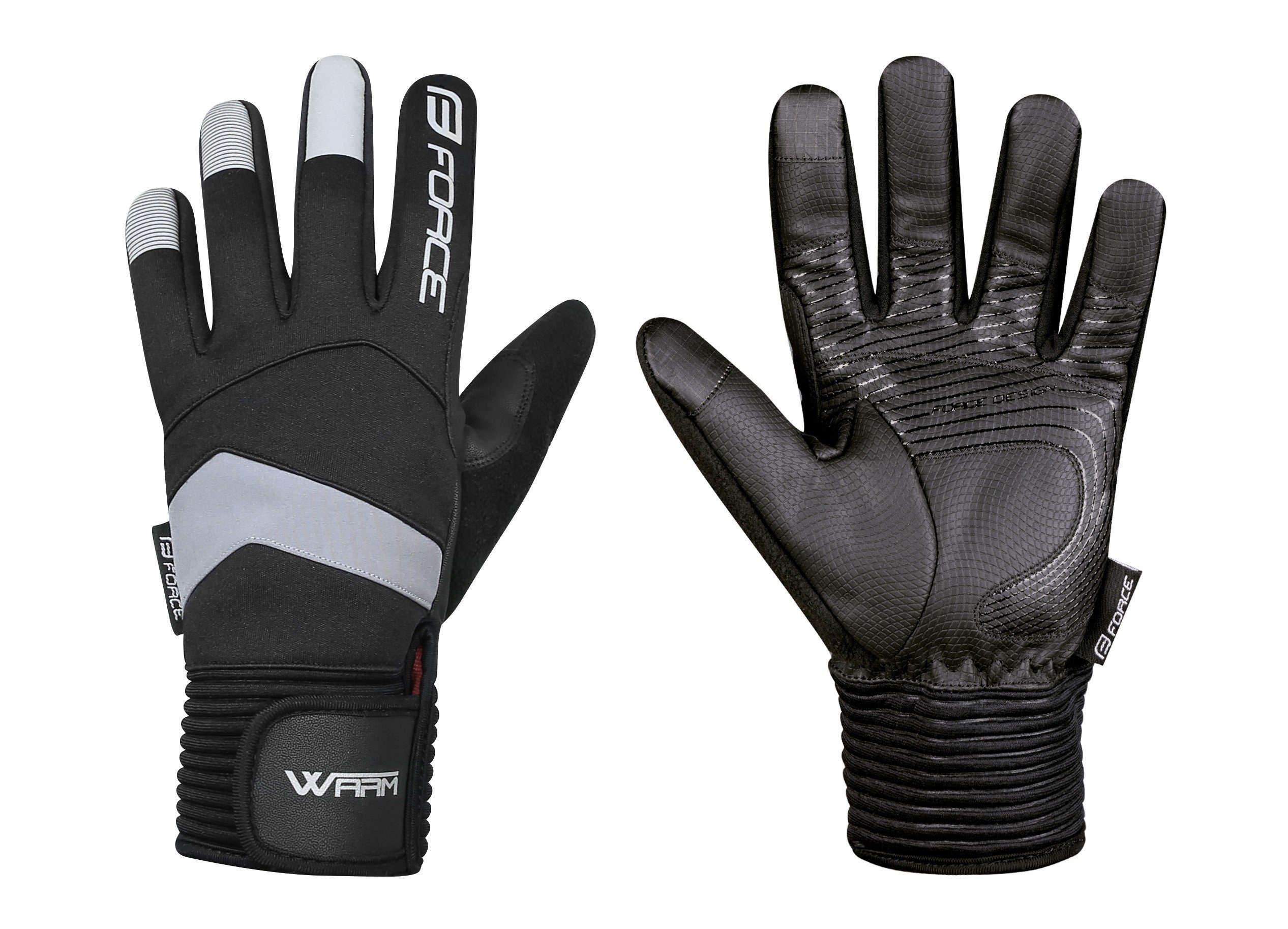Fahrradhandschuhe Winterhandschuhe FORCE WARM 0 °C bis +5 °C *