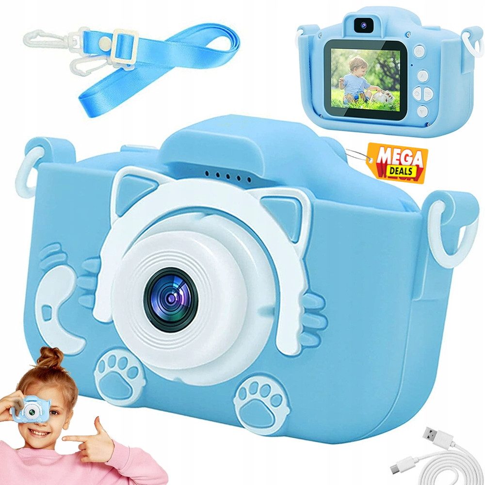 Digitalkamera Selfie Fotoapparat Kinder Spielzeug Kinderfoto Digital Kinderkamera