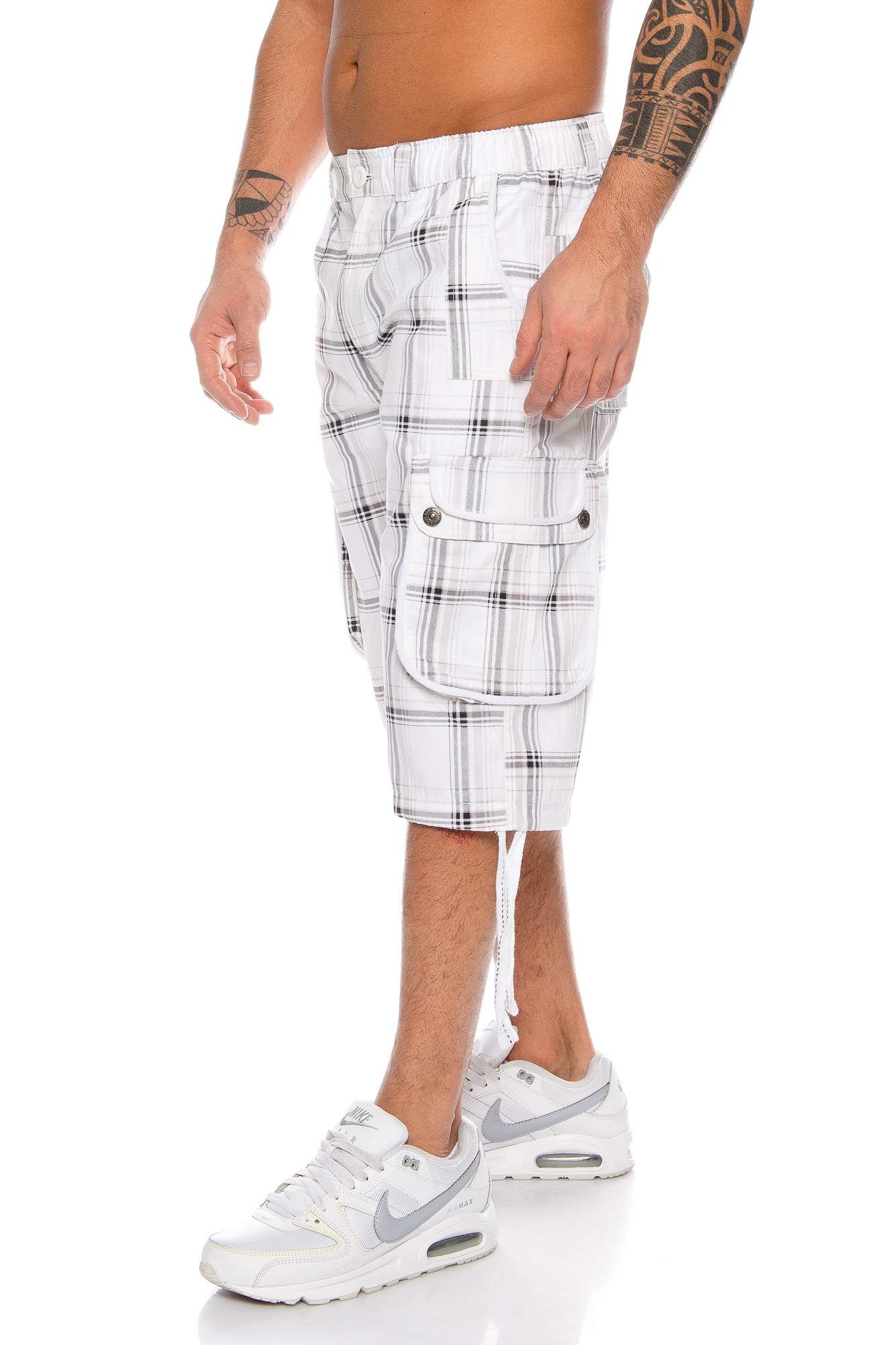 Kendindza Cargobermudas 3/4 Bermuda Shorts Herren, Kurze Hose Herren, Cargo günstig online kaufen