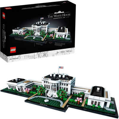 LEGO® Konstruktionsspielsteine »Das Weiße Haus (21054), LEGO® Architecture«, (1483 St), Made in Europe