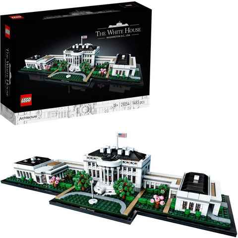LEGO® Konstruktionsspielsteine Das Weiße Haus (21054), LEGO® Architecture, (1483 St), Made in Europe