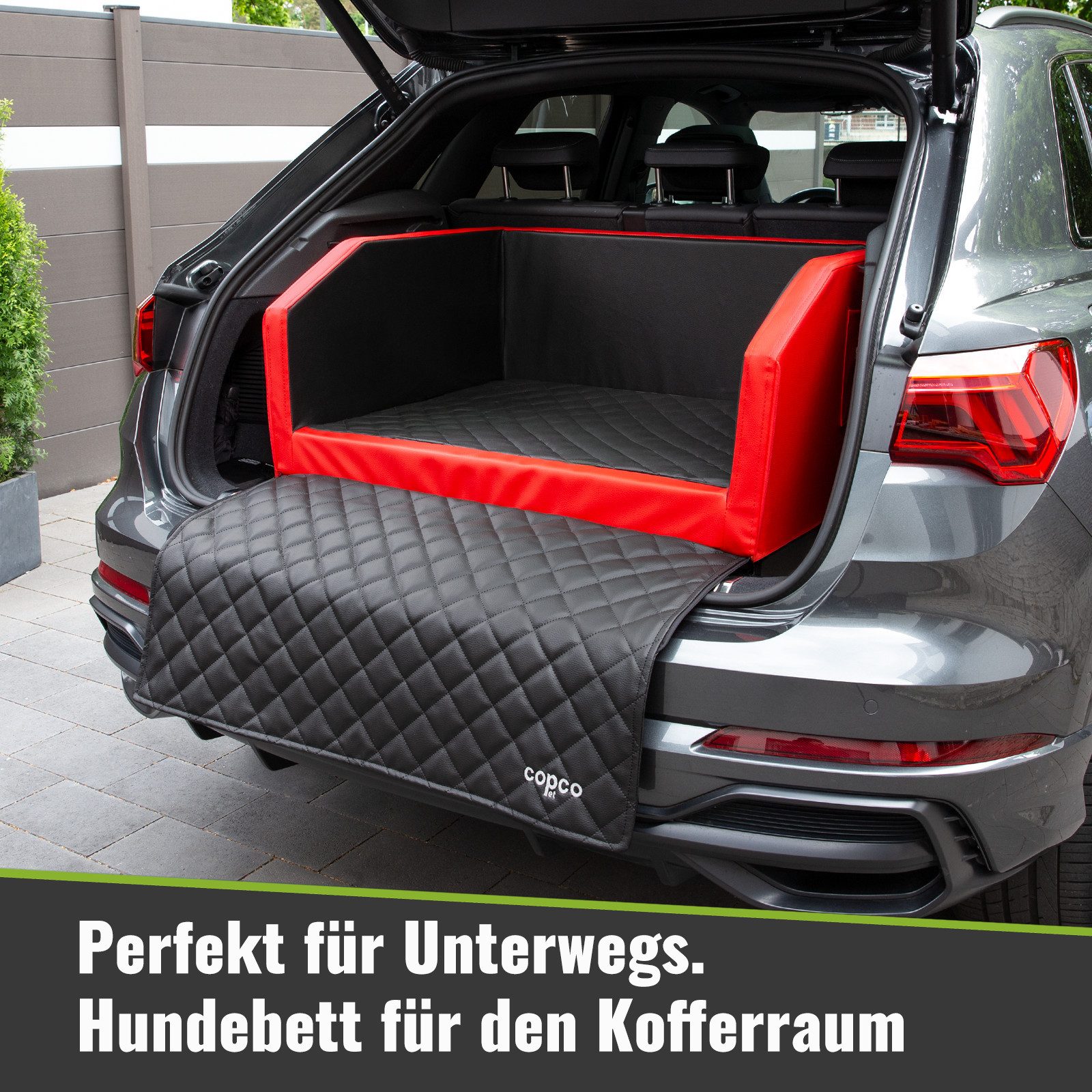 CopcoPet Tier-Autobett Travel Bed Hunde Reisebett