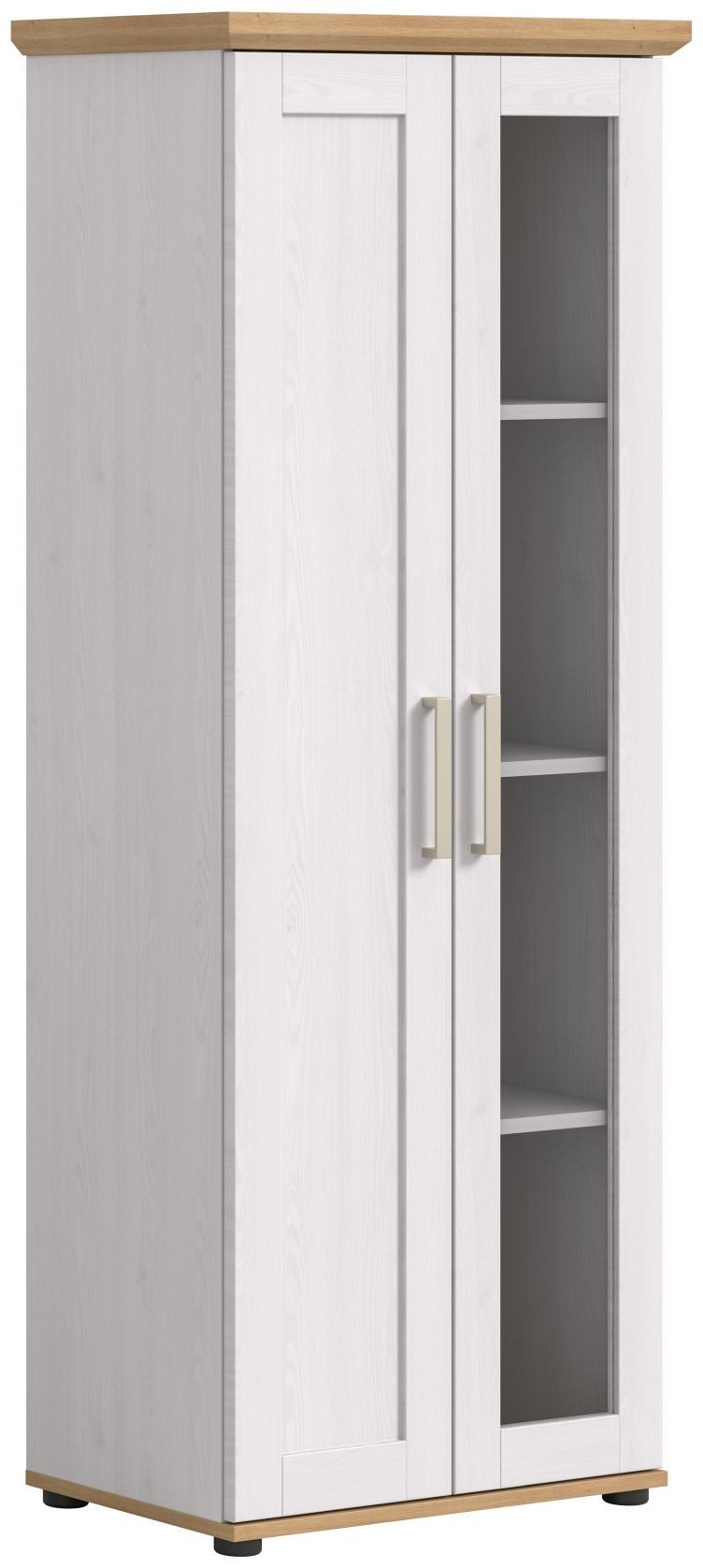 xonox.home Vitrine Vitrine Verona Sibiu Lärche Nachbildung Melamin Modern 64x161x37 cm