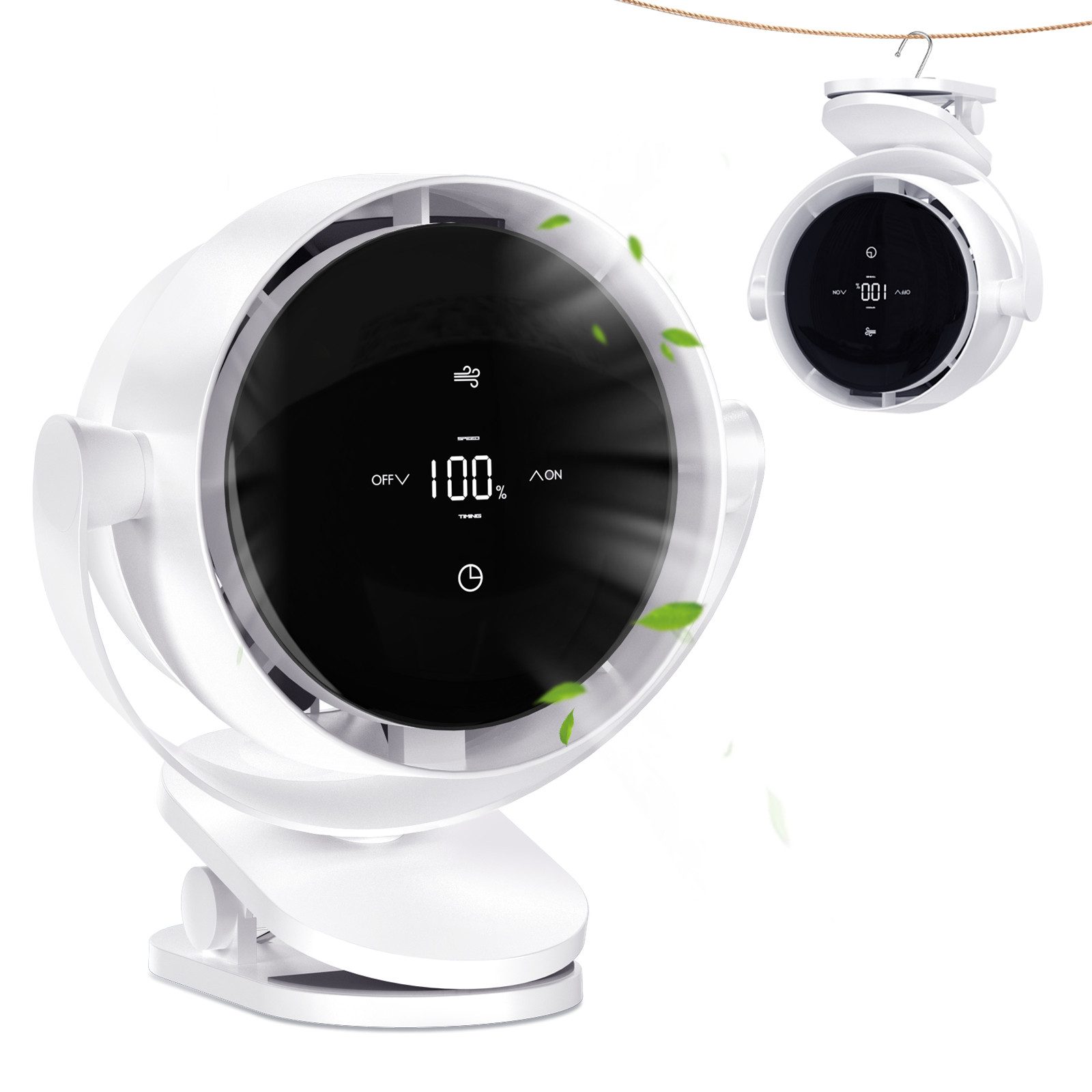 Elegear Mini USB-Ventilator 360° Drehung Tragbarer günstig online kaufen