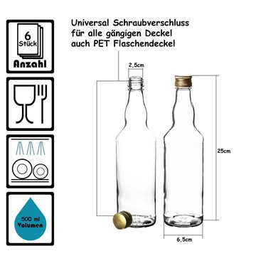 BigDean Trinkflasche Glasflaschen