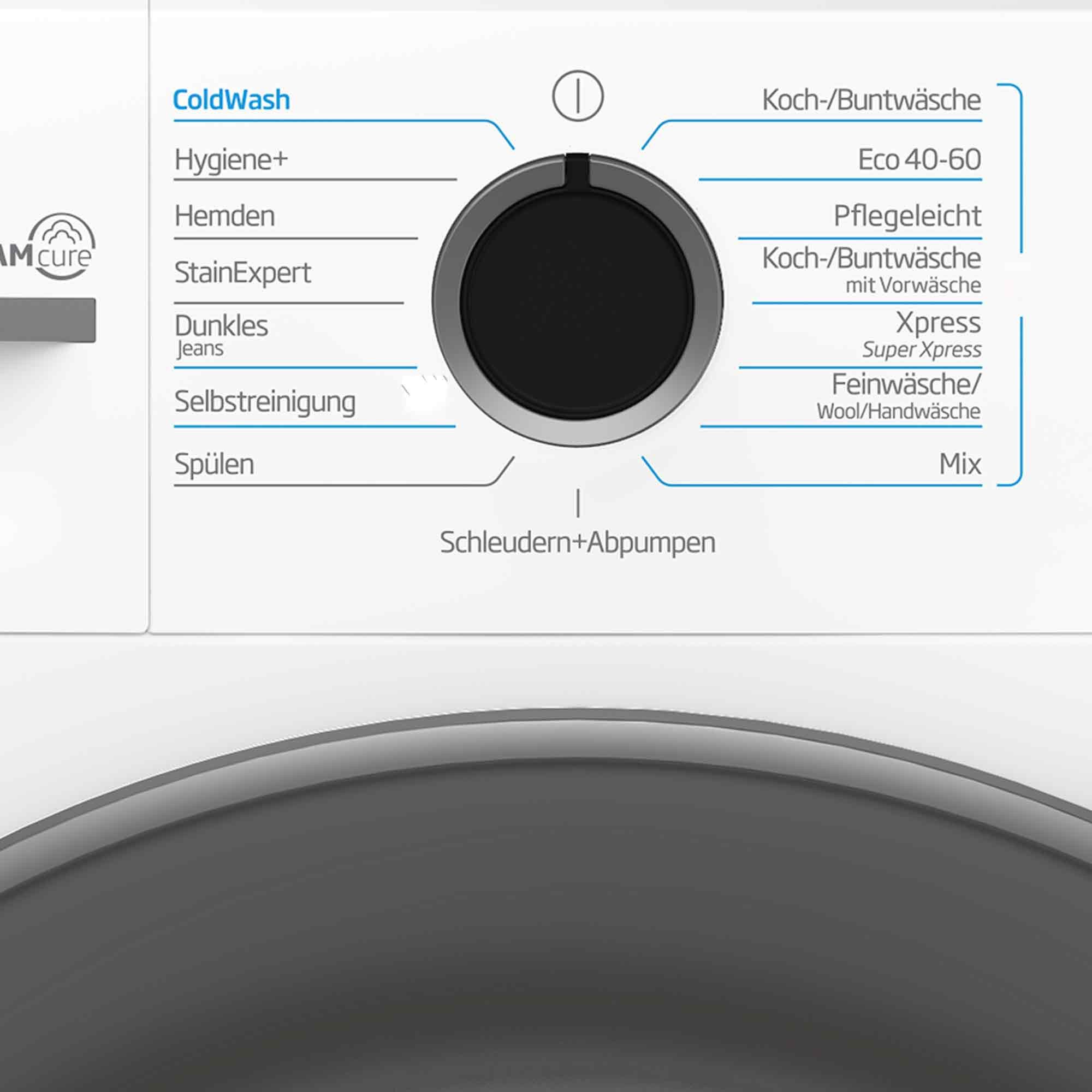 BEKO Waschmaschine BM3WFU4741W1, 7 kg, 1400 U/min, EnergySpin- bis zu 35% sparsamer – Bild 3 von 5