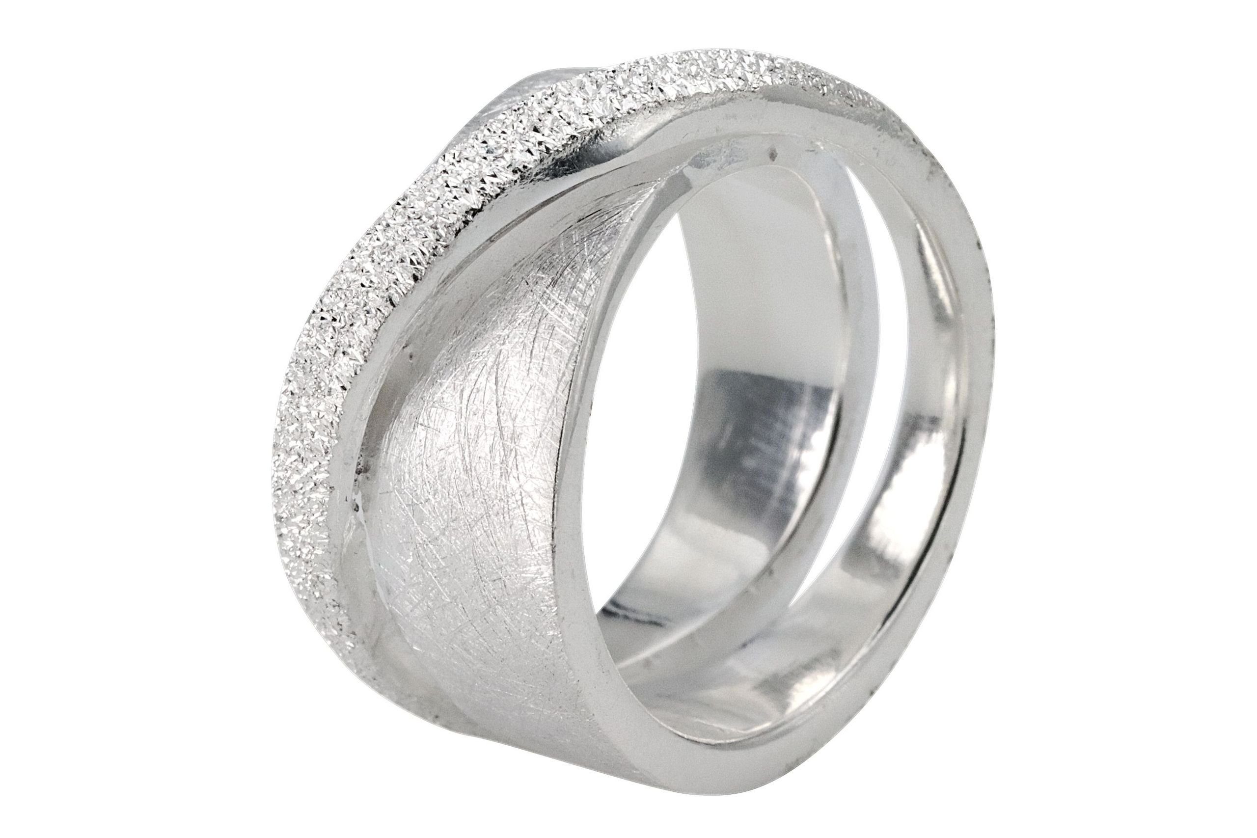 SILBERMOOS Silberring XL Criss-Cross-Ring, 925 Sterling Silber günstig online kaufen