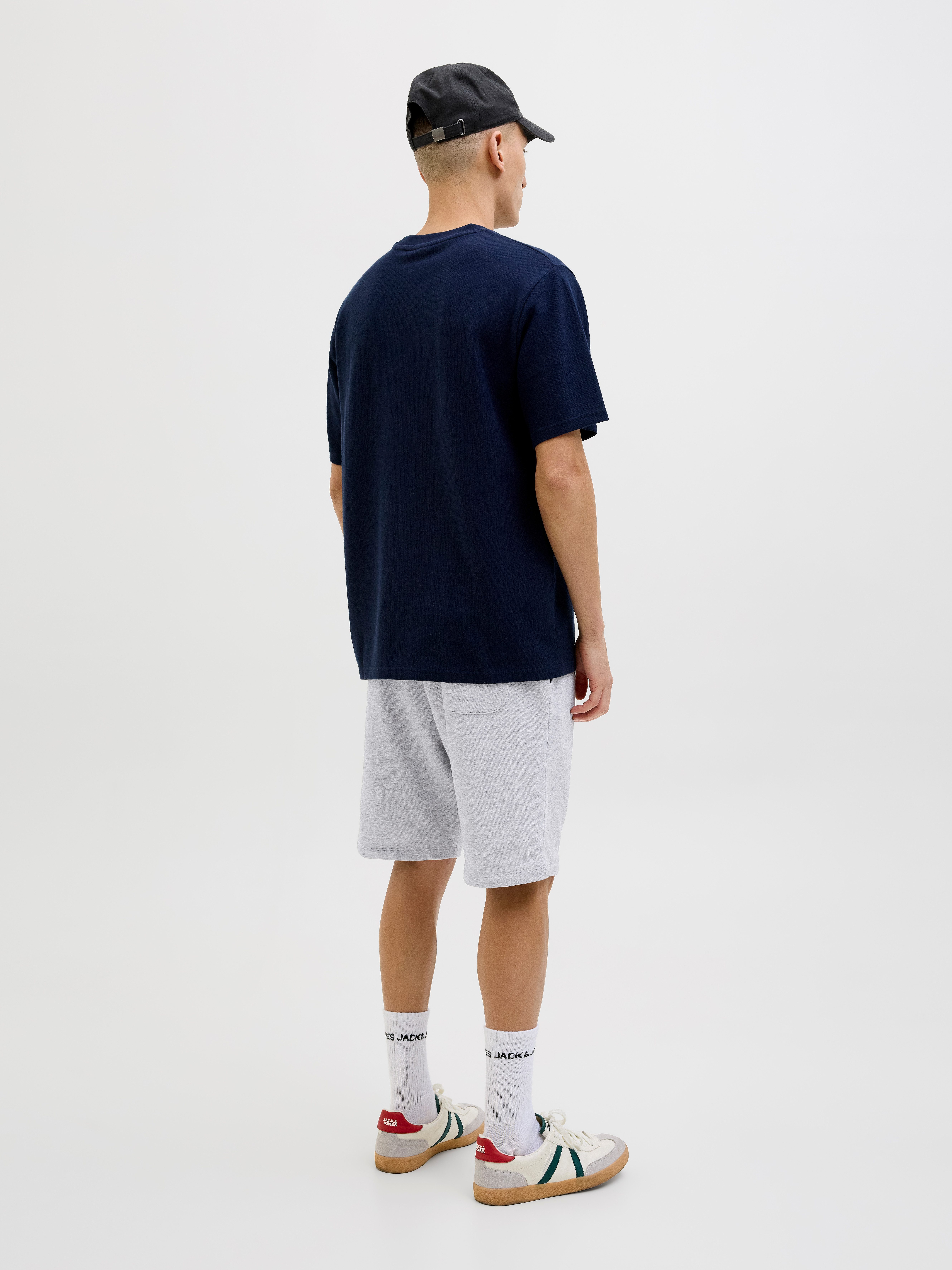 Jack & Jones Sweatshorts JPSTGORDON BRADLEY SWEAT SHORTS MP 2PK (Packung, 2-tlg) Materialmix, regular fit – Bild 4 von 5
