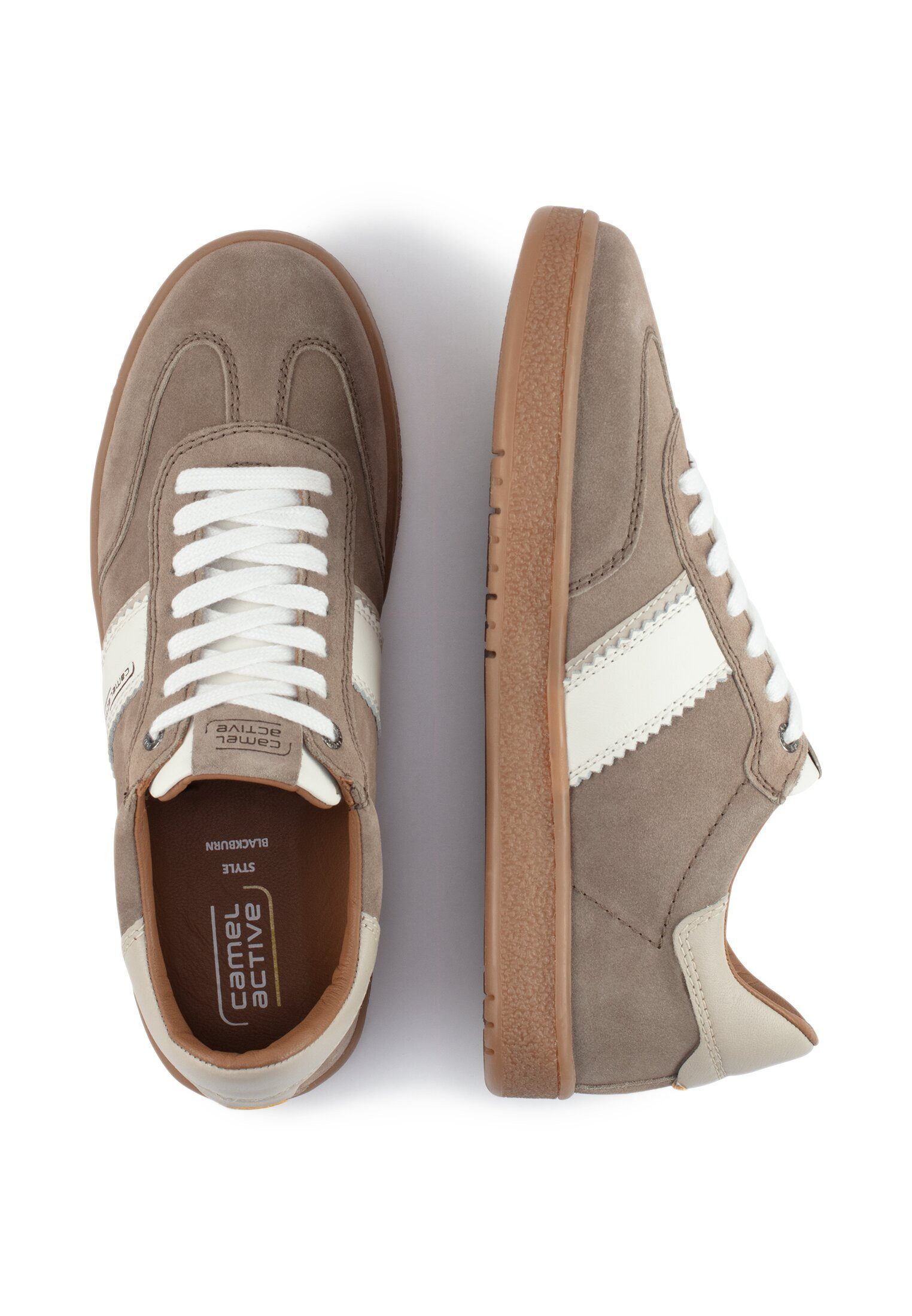 camel active Sneaker split SCHLAMM/WEISS Sneaker günstig online kaufen