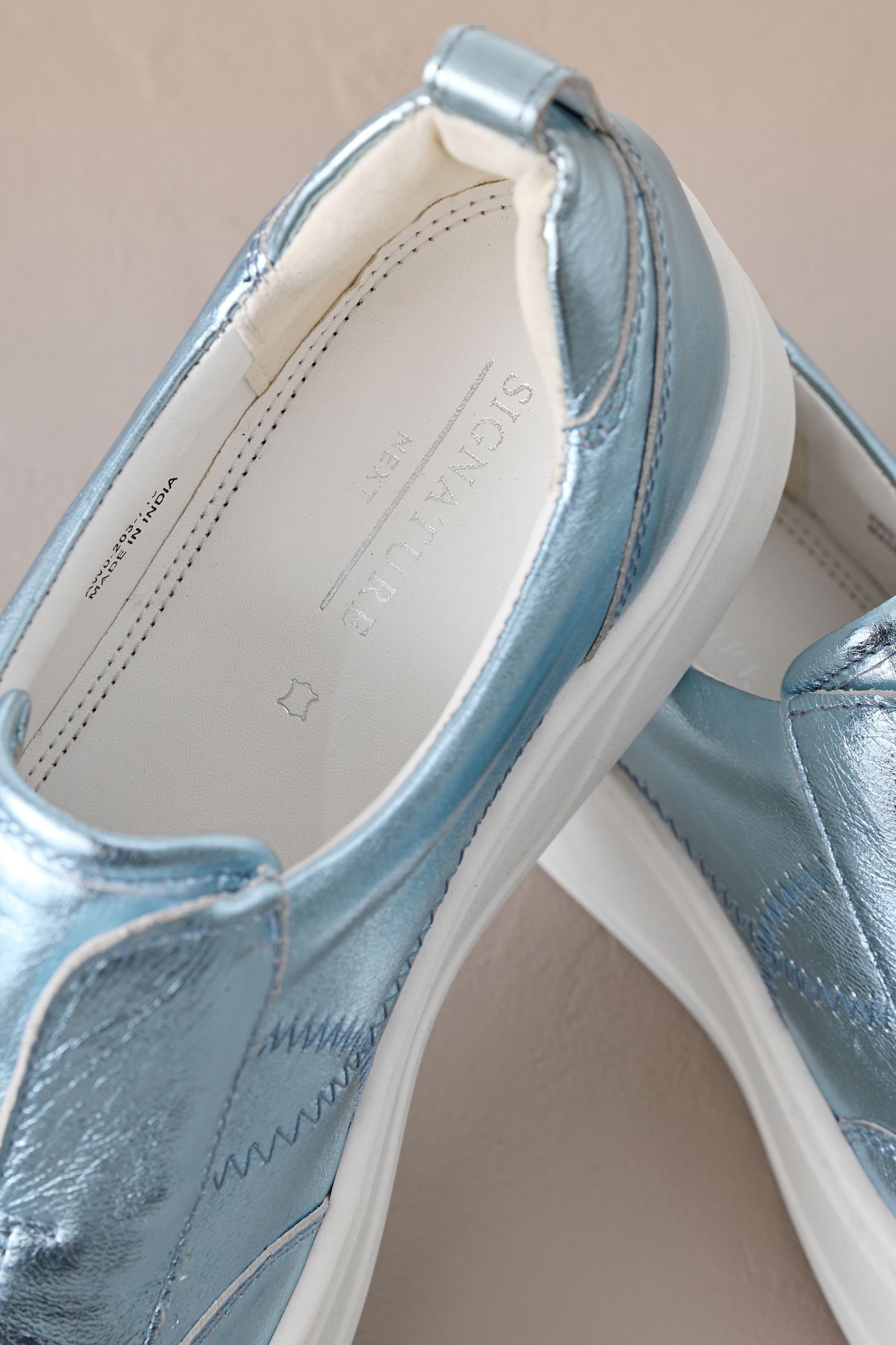 Next Signature Forever Comfort® Leder-Schlupfsneaker Sneaker günstig online kaufen