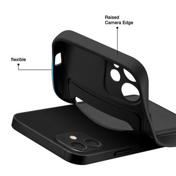 CoolGadget Handyhülle Card Case Handy Tasche für Apple iPhone 13 6,1 Zoll, Silikon Schutzhülle mit Kartenfach für iPhone 13 Hülle