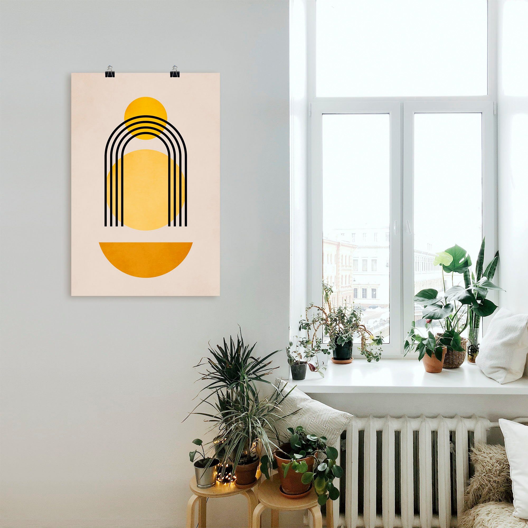 Artland Wandbild Geometrica Nr. 5, Muster (1 St), als Leinwandbild, Poster in verschied. Größen