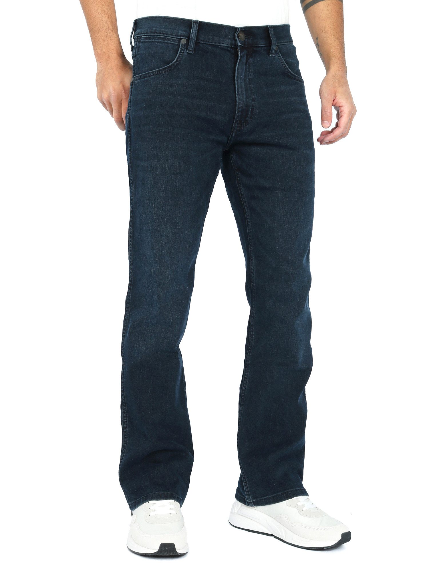 Wrangler Bootcut-Jeans reguläre, ausgestellte Beinform - günstig online kaufen