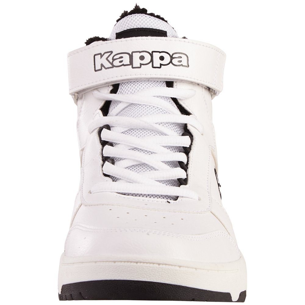 - white-black Sneaker Fütterung wärmender Kappa mit