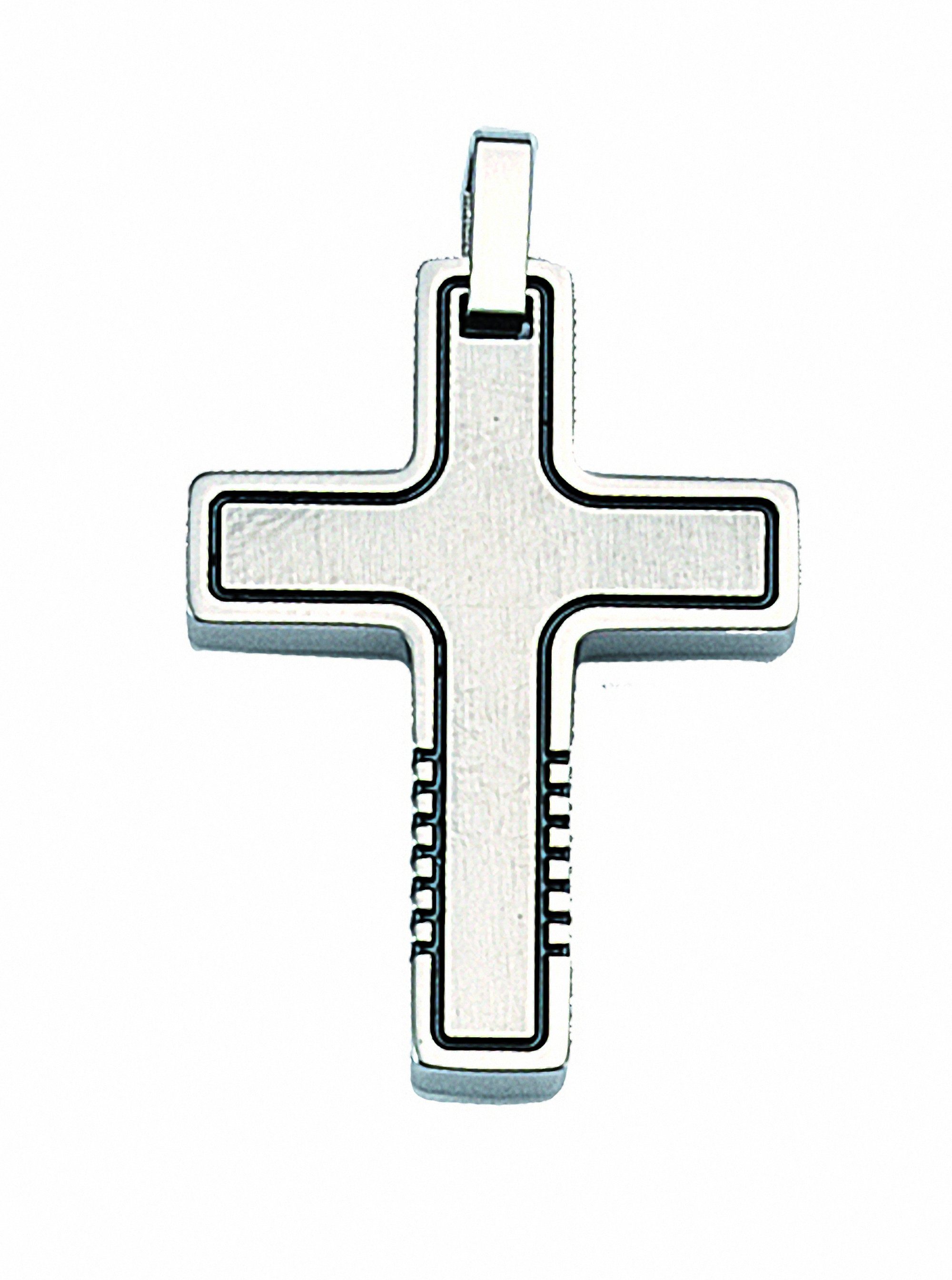 Adelia´s Kettenanhänger Edelstahl Kreuz Anhänger, mit Halskette - Set Schmuckset