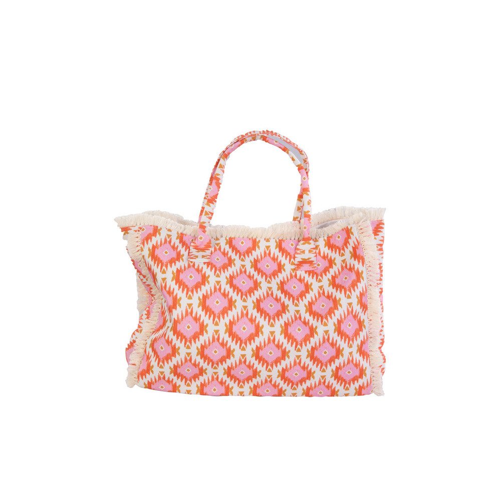 MICA Strandtasche Strandtasche - Retro - pink - ca. 45 x 14 x 34 cm günstig online kaufen
