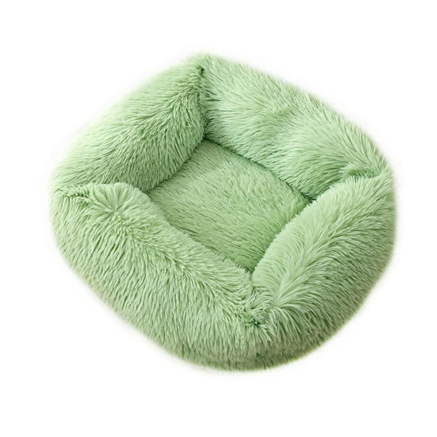 LuxusKollektion Tierkissen Hundebett Donut Fruchtgrün XS