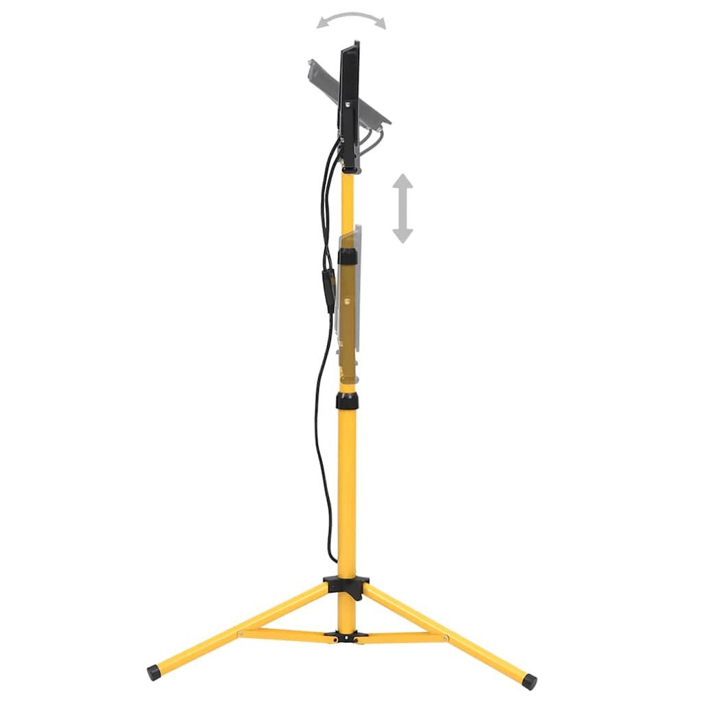 vidaXL Flutlichtstrahler LED-Fluter mit Stativ 2x100 W Kaltweiß
