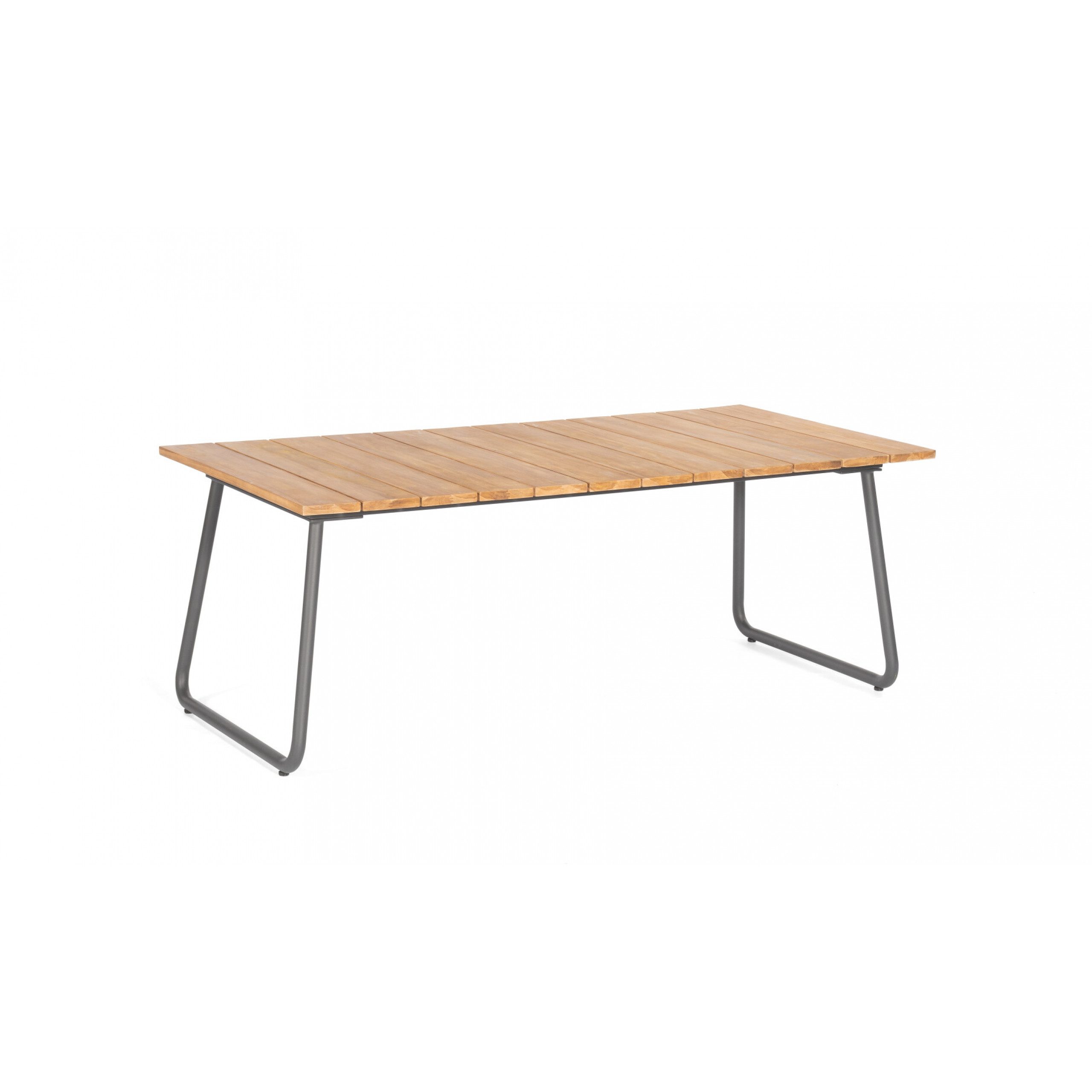 SonnenPartner Gartentisch Sonnenpartner Woodland Lounge-Tisch Gartentisch 200x100 cm Aluminium