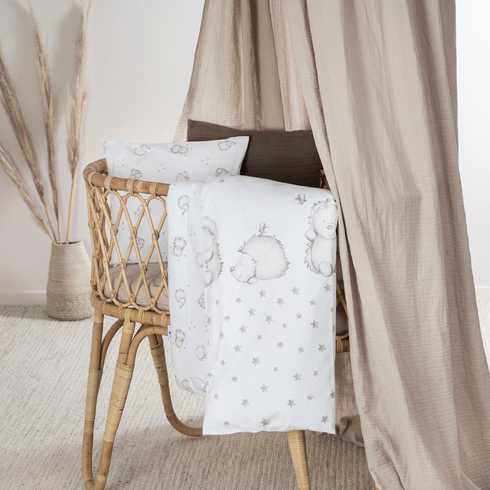 Julius Zöllner Kinderbettwäsche Igelchen, in 100x135cm günstig online kaufen