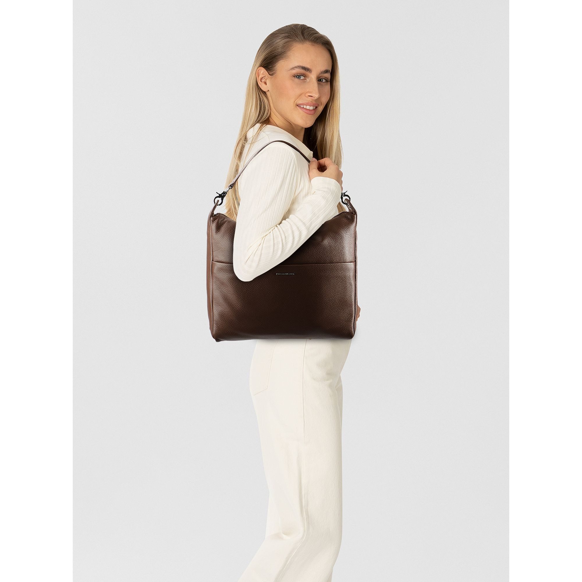 Mandarina Duck Schultertasche Mellow Leather, Leder